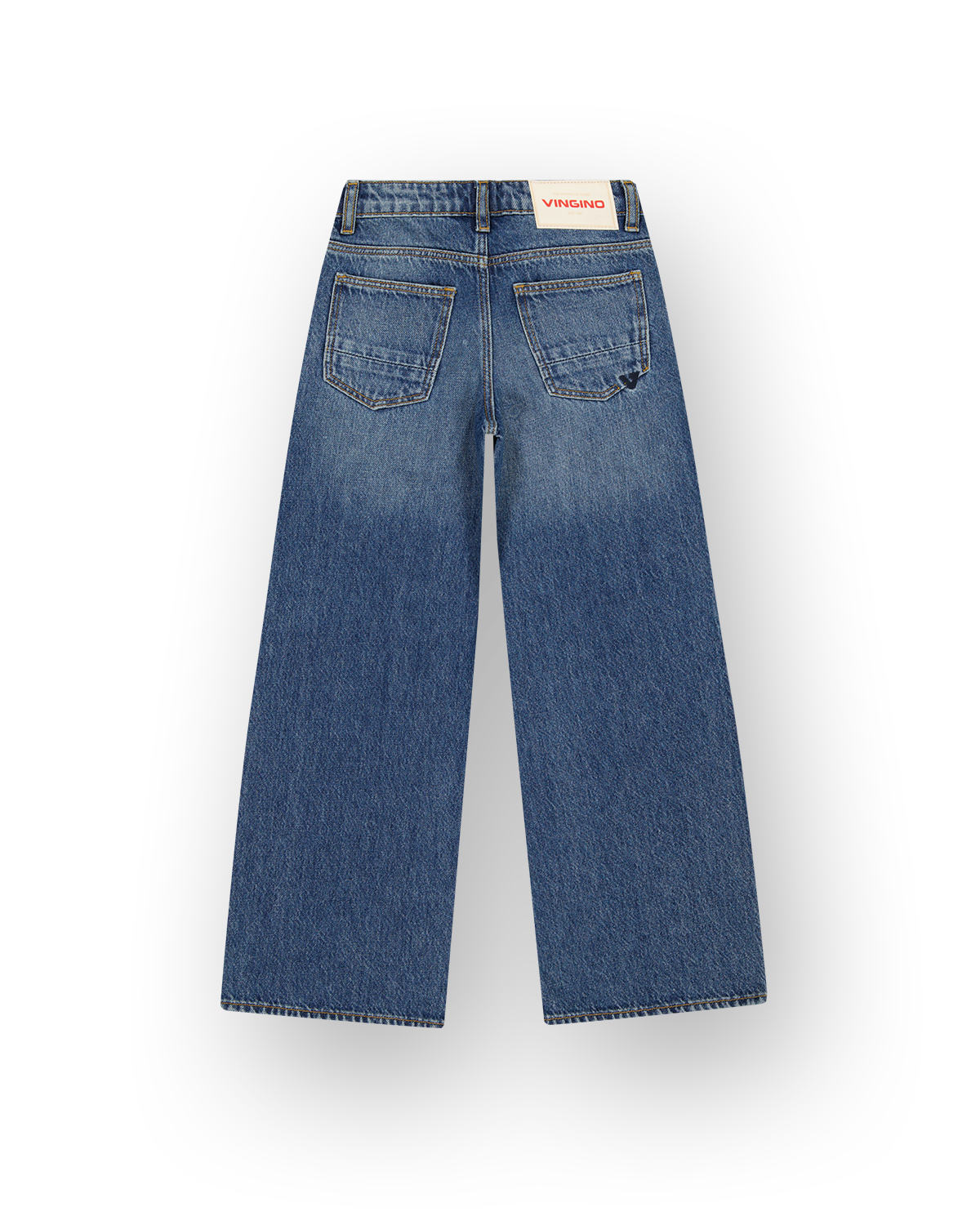 Girls Extra wide leg Jeans Cassie Hearts