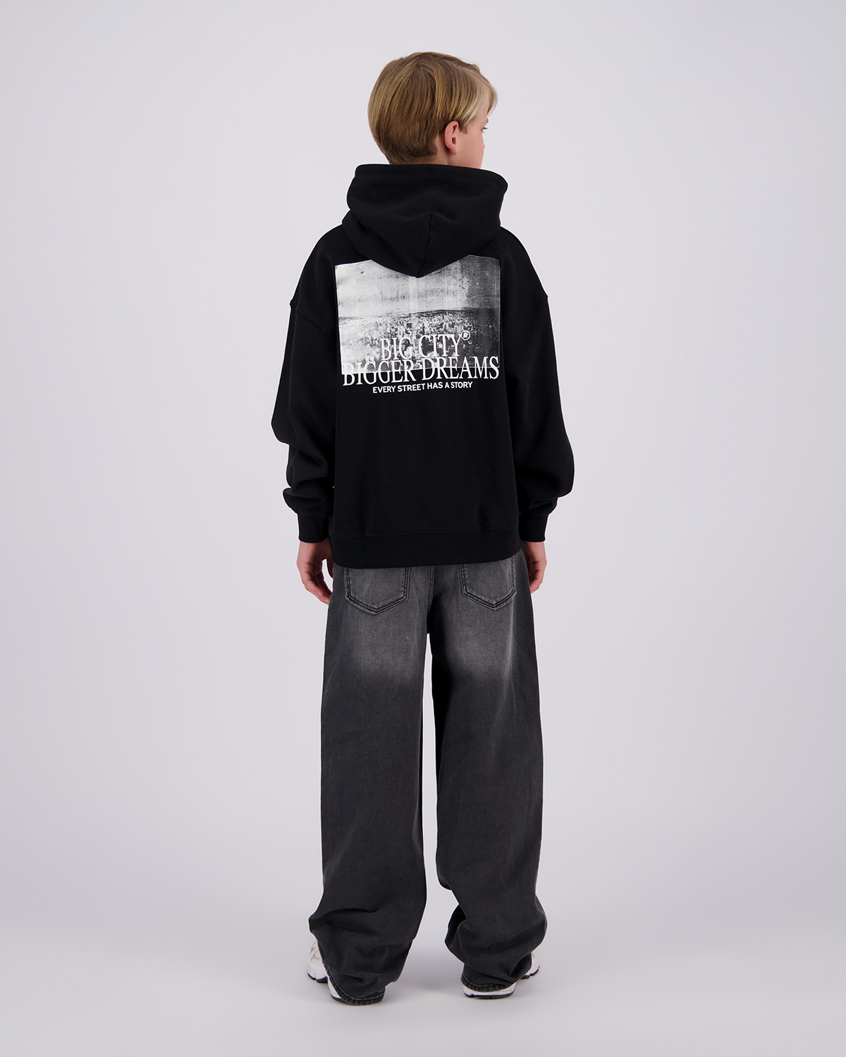 Boys Oversized Hoody Hink