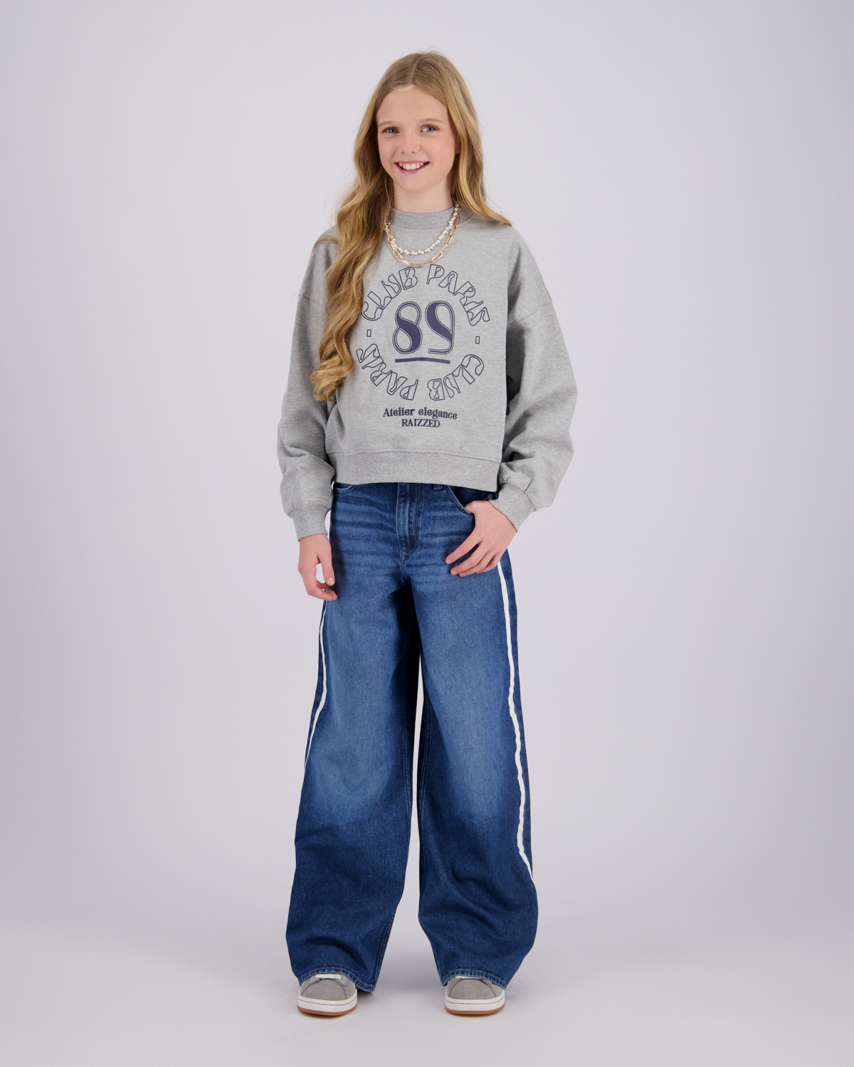 Girls Wide leg Jeans Monaco Sporty