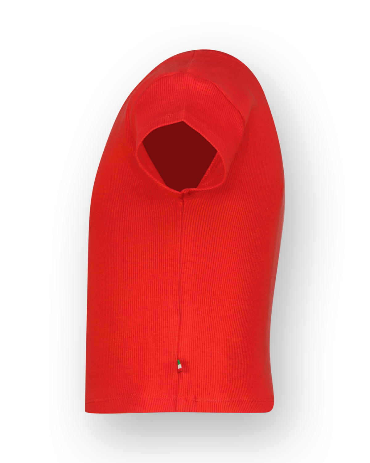 T-shirt Basic-Crop Rib Tee