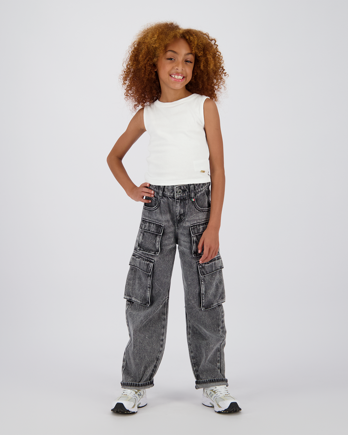 Top Basic-Crop Rib Top