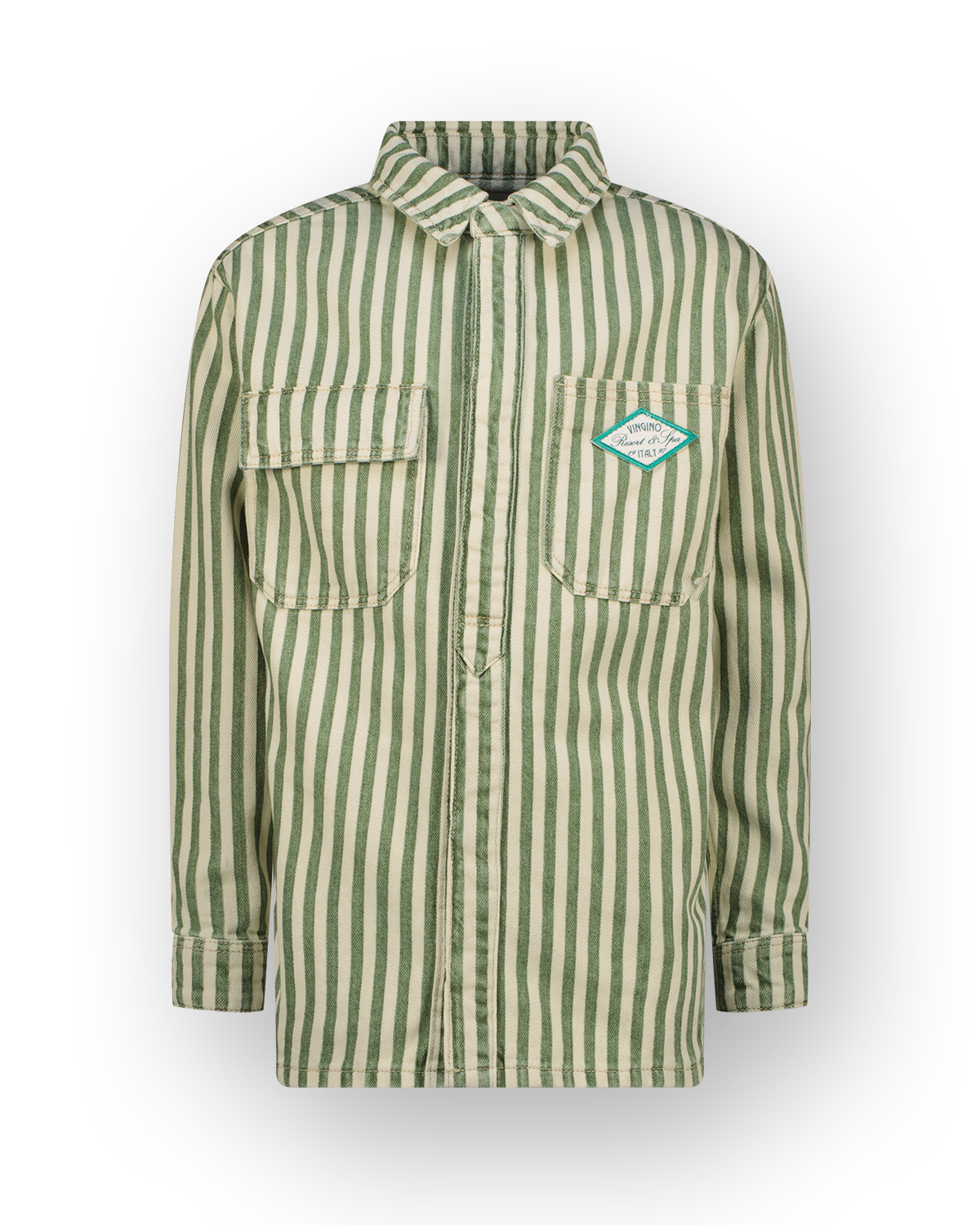 Boxy Overhemd Lino stripe