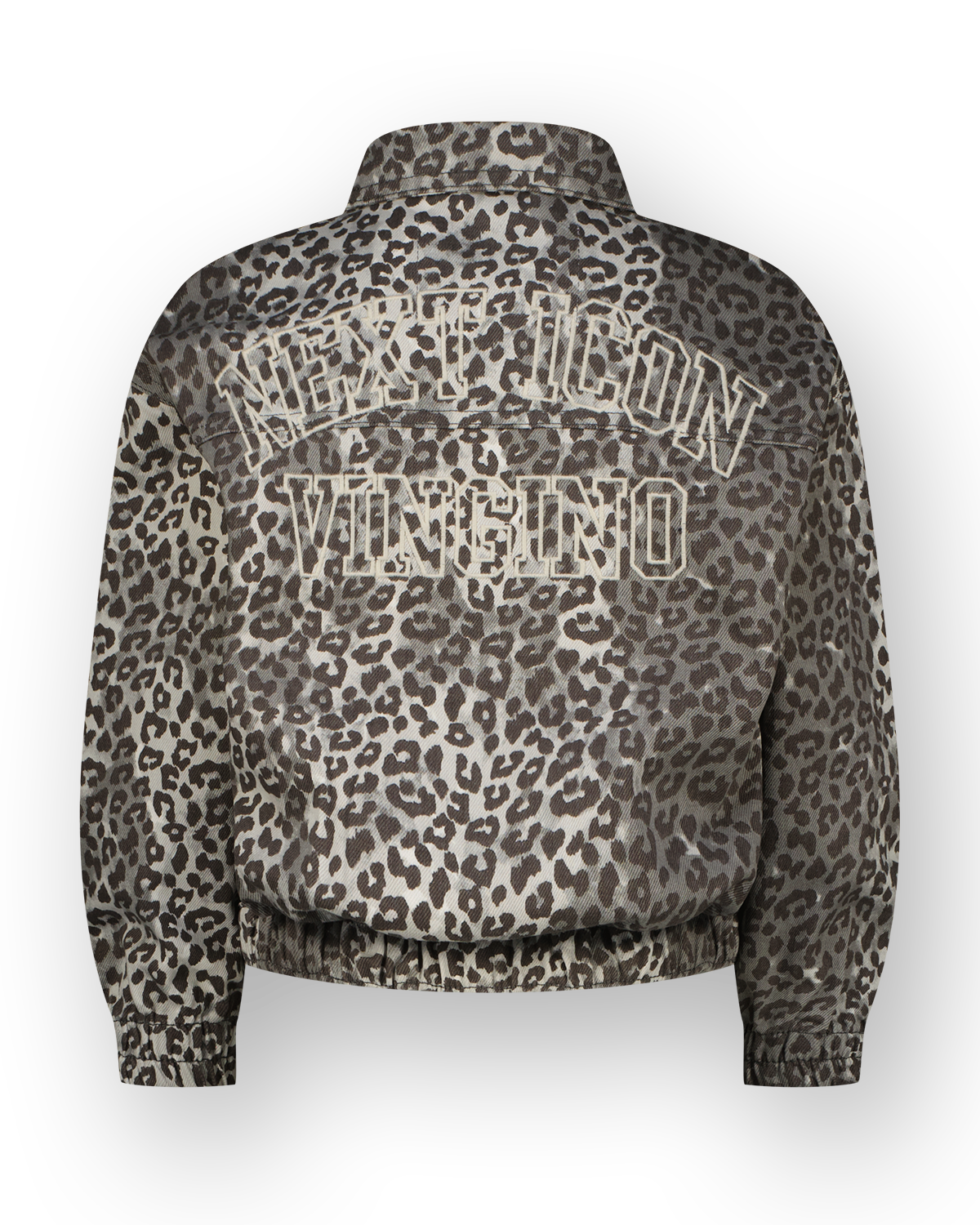 Spijkerjas Tori Leopard