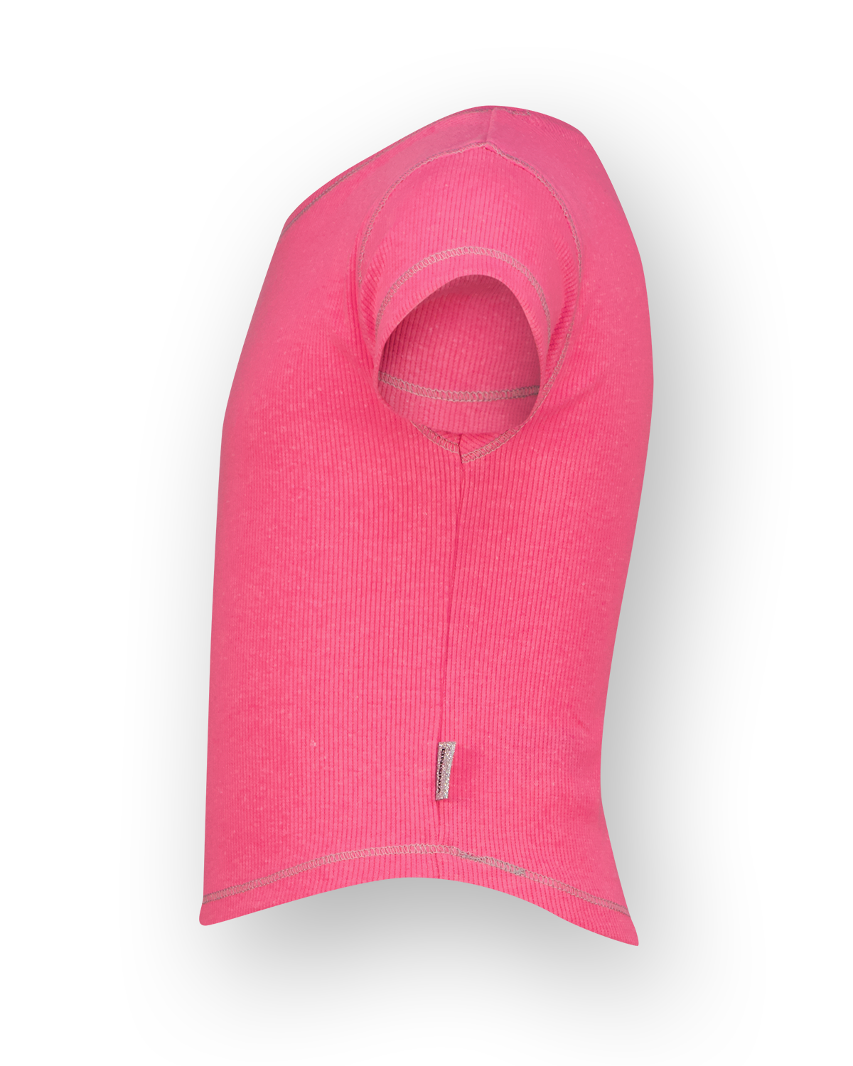 T-shirt Basic-Crop Rib Tee