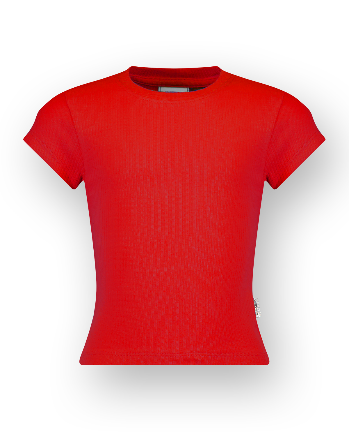 T-shirt Icon-Crop rib tee