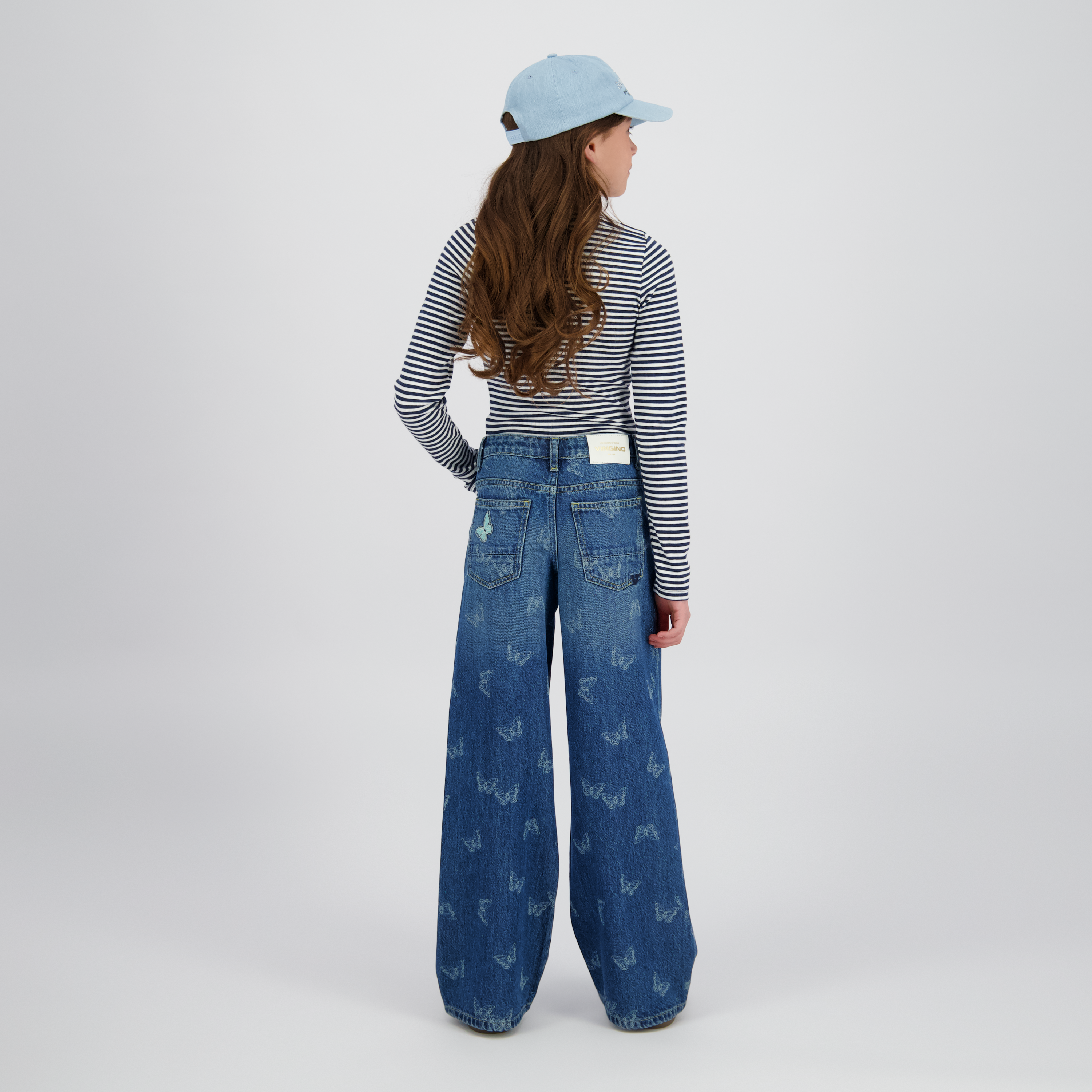 Extra wide leg Jeans Cassie Butterfly