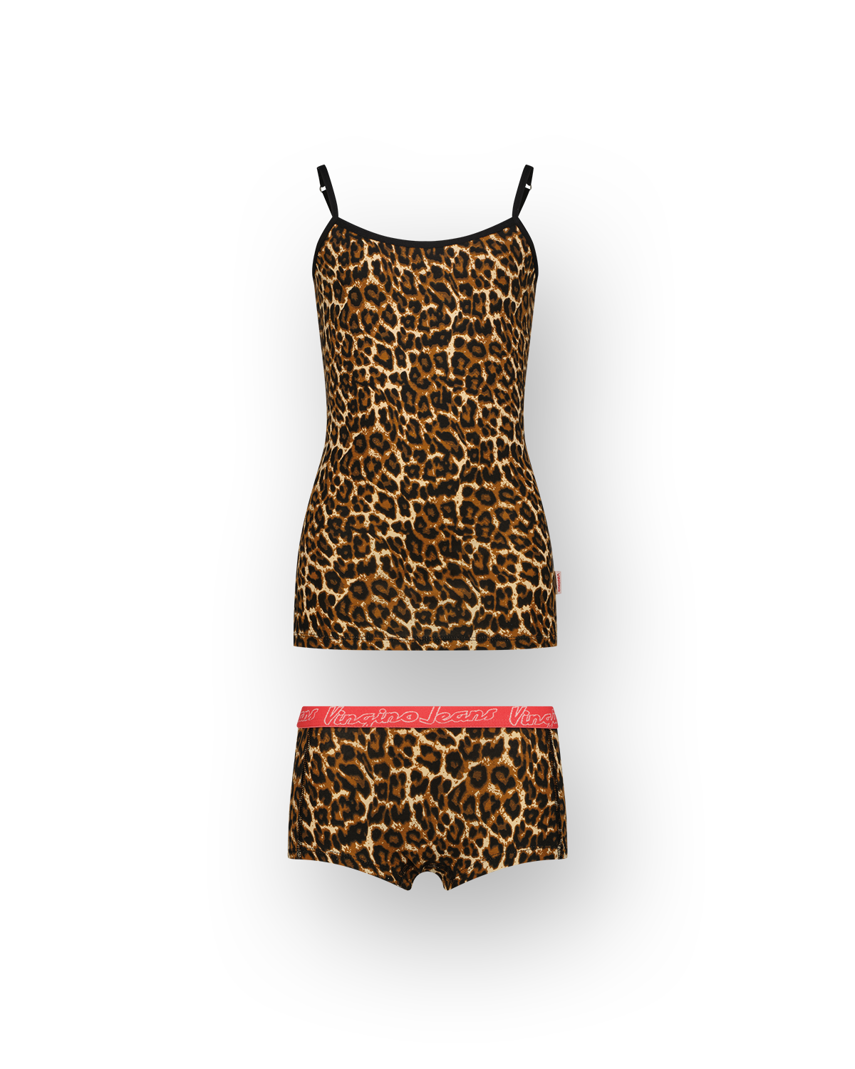 Hipster G261 animal singlet set Multicolor Brown