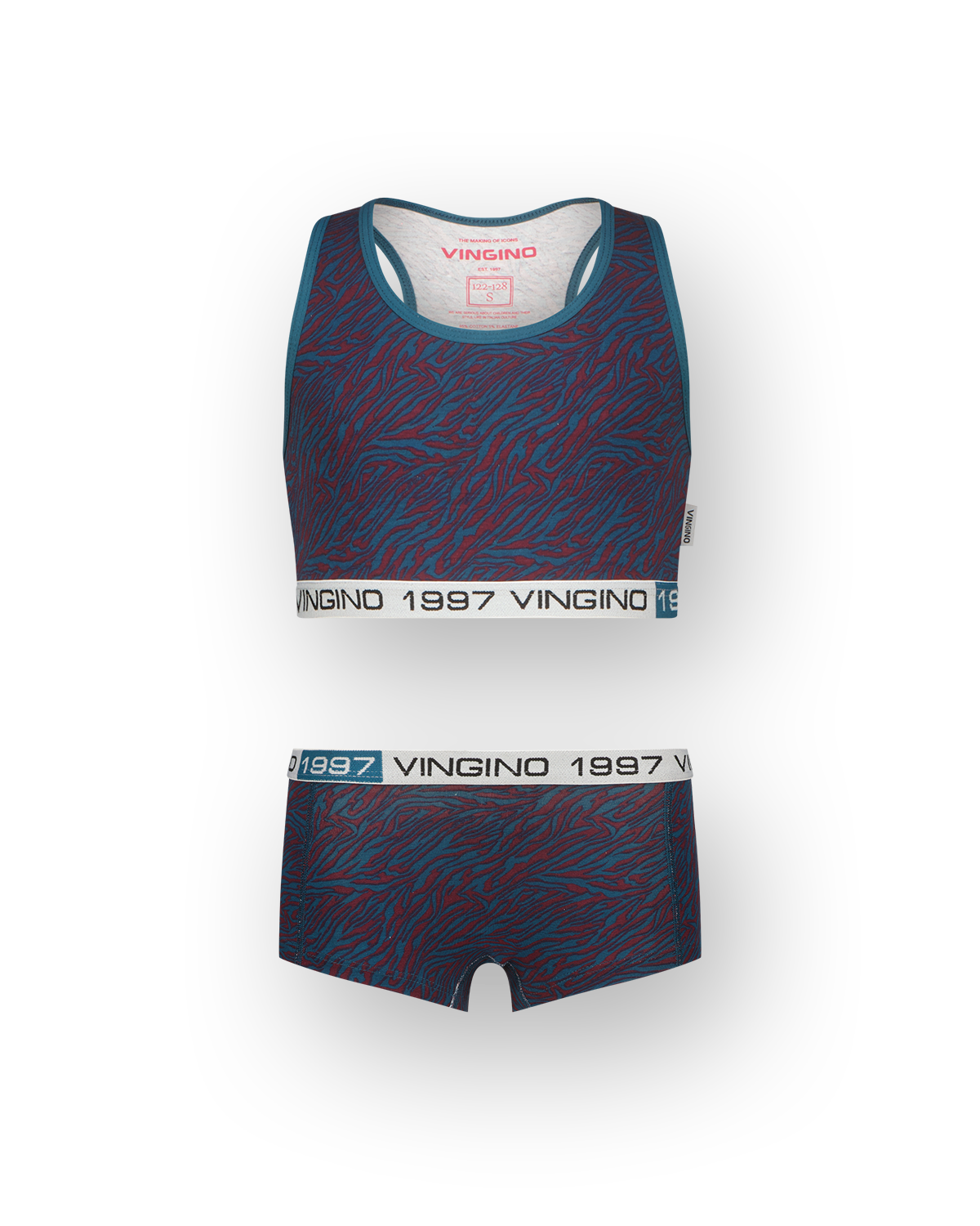 Zebra Racer Hipster zebra racer set 2 pack Petrol blue