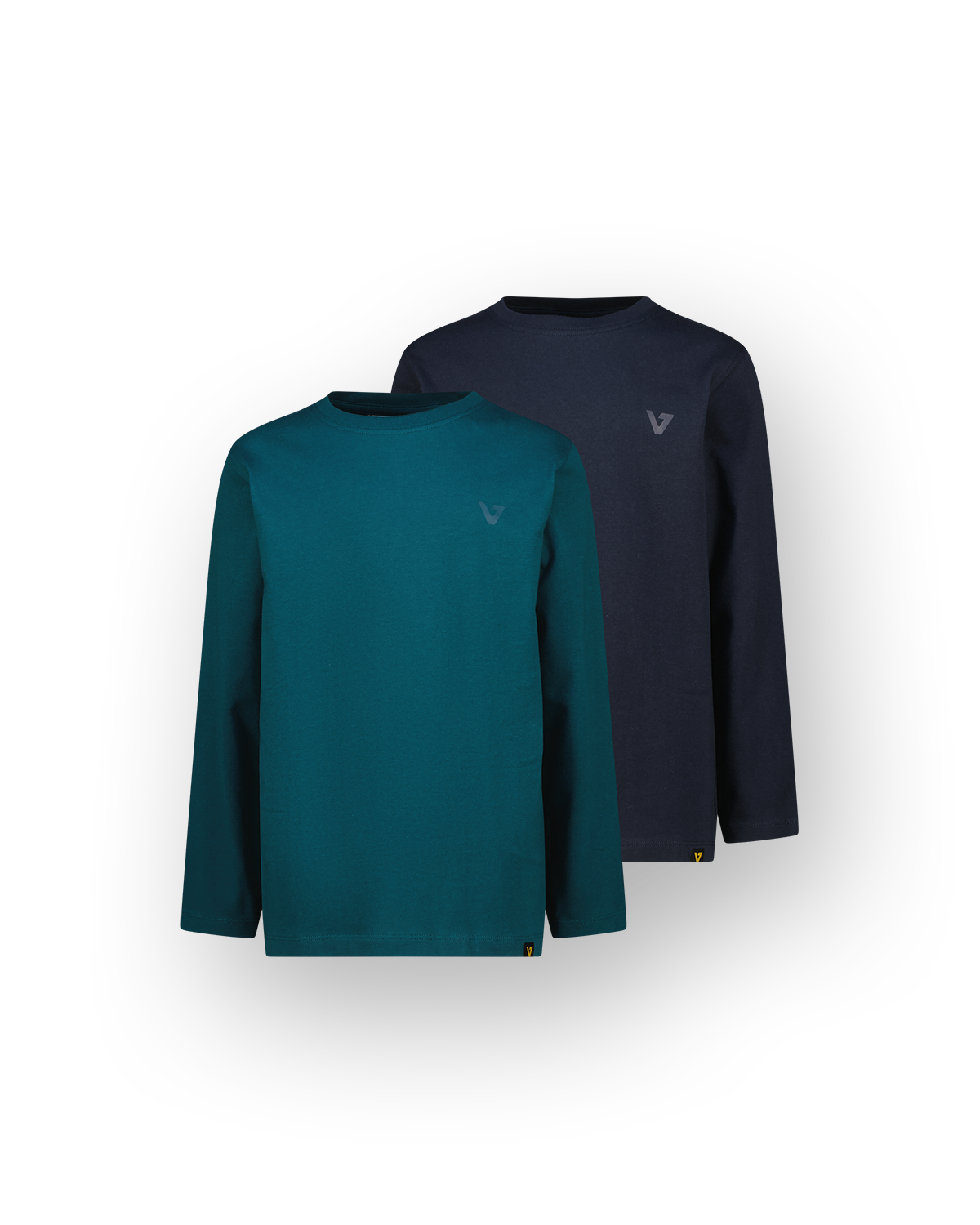 Jongens T-shirt Basic-LS-2pack