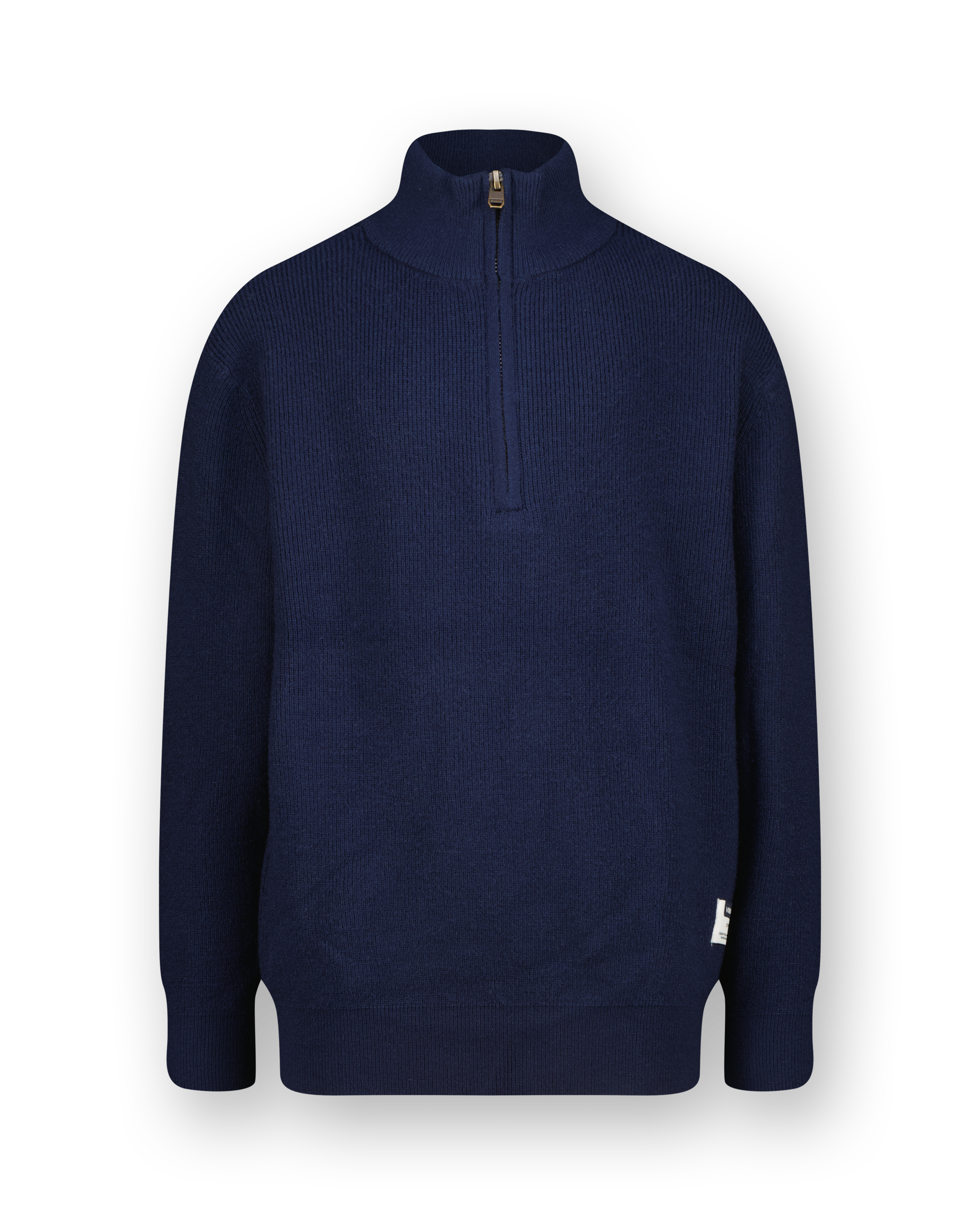 Flat Knit half zip
