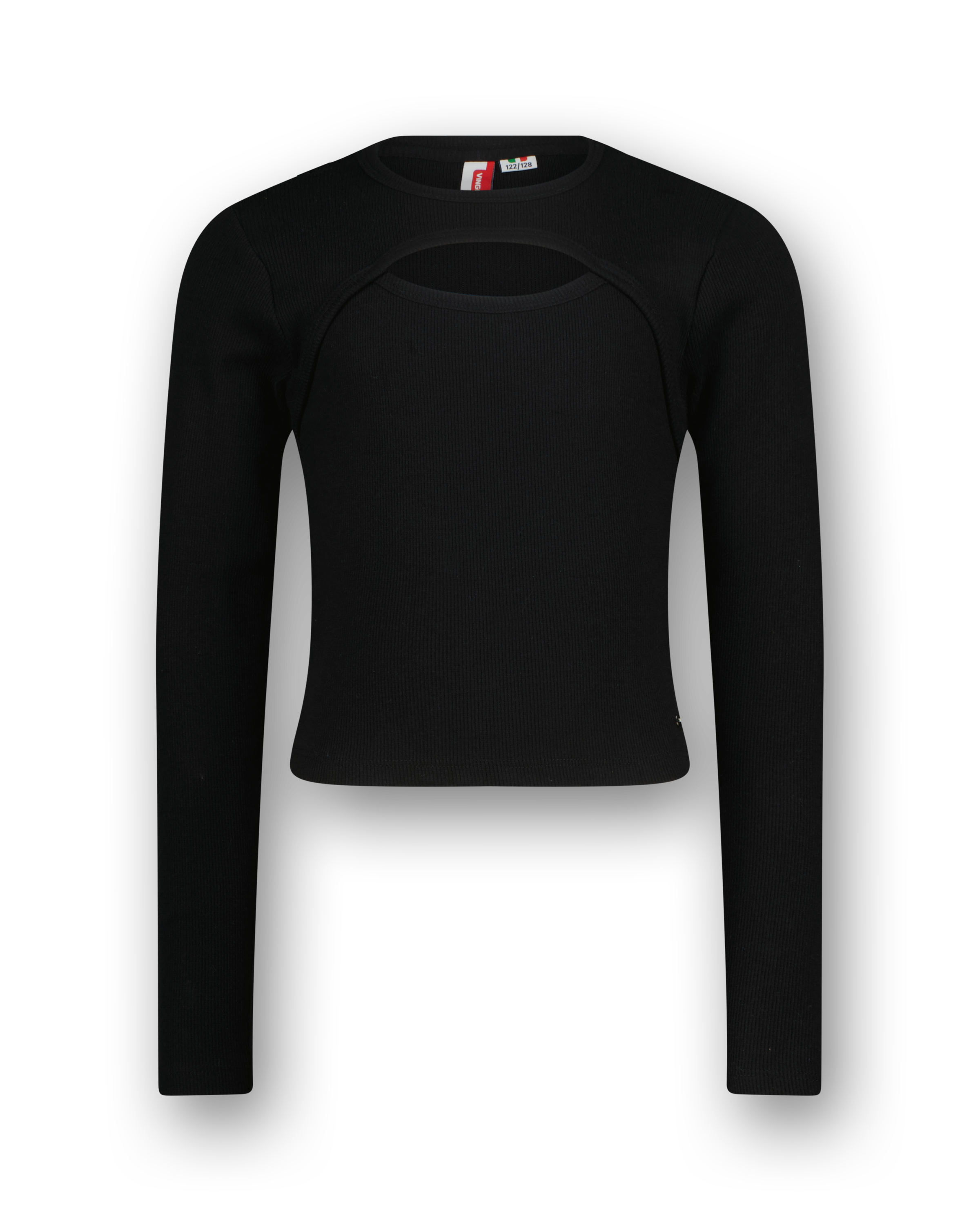 T-shirt G-basic-rib Detail