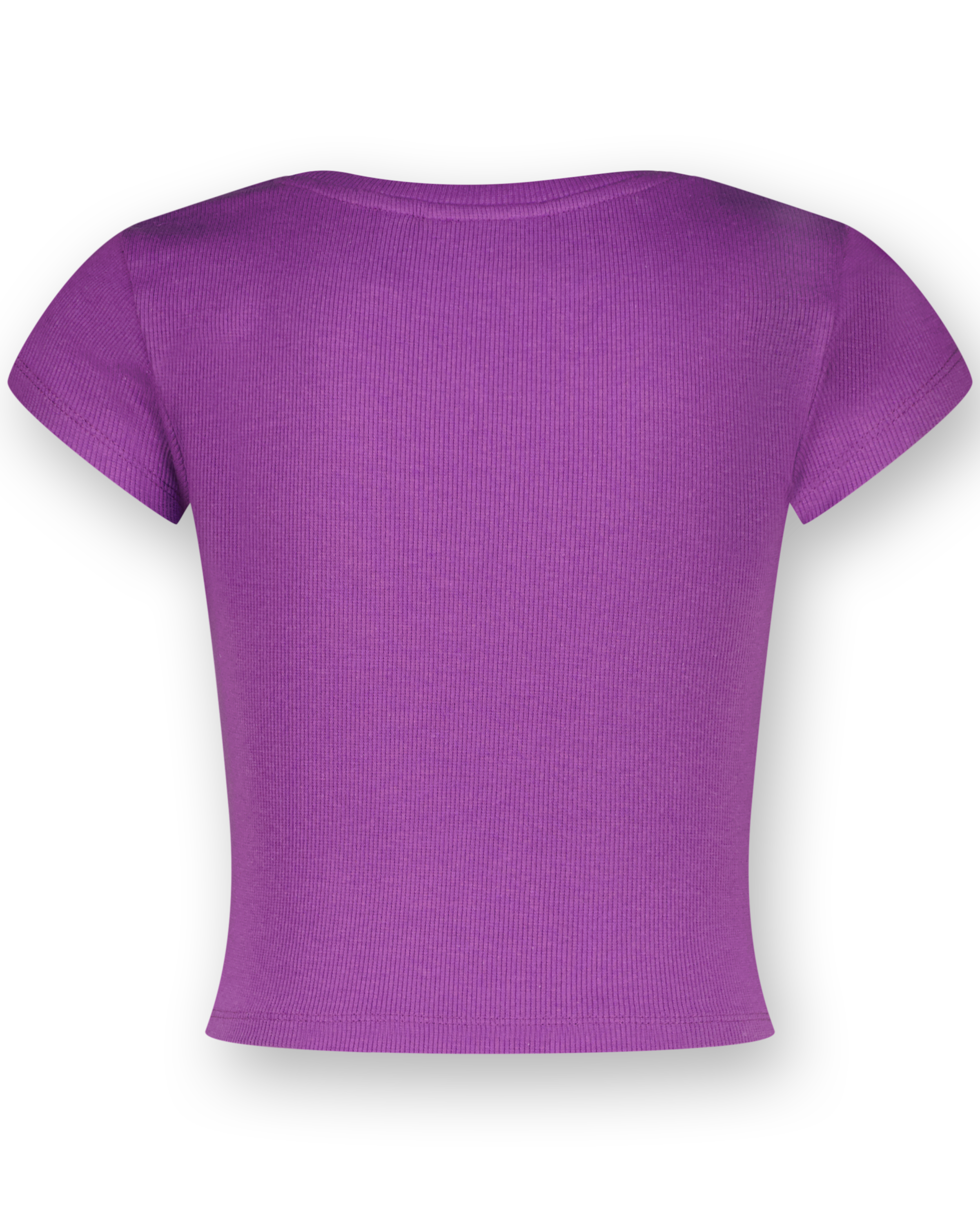 Top G-Basic-Crop Rib Tee