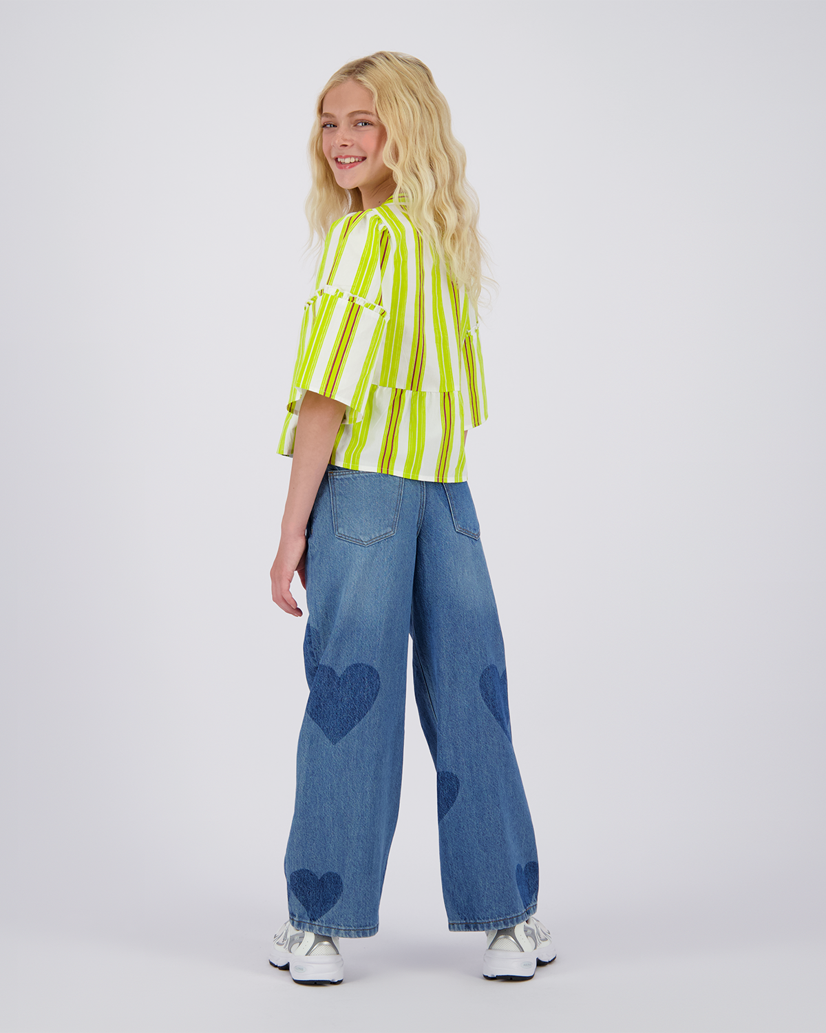 Extra wide leg Jeans Cassie Heart