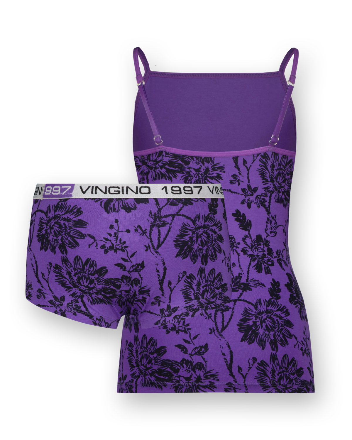 Hipster GO-24 Flower singlet set