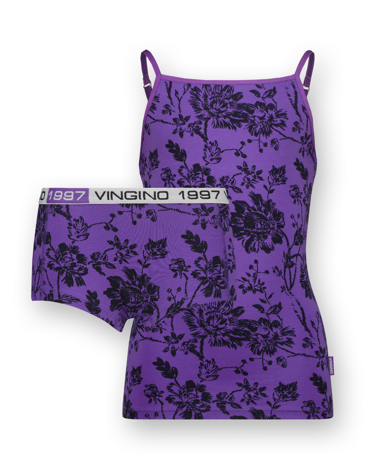 Hipster GO-24 Flower singlet set