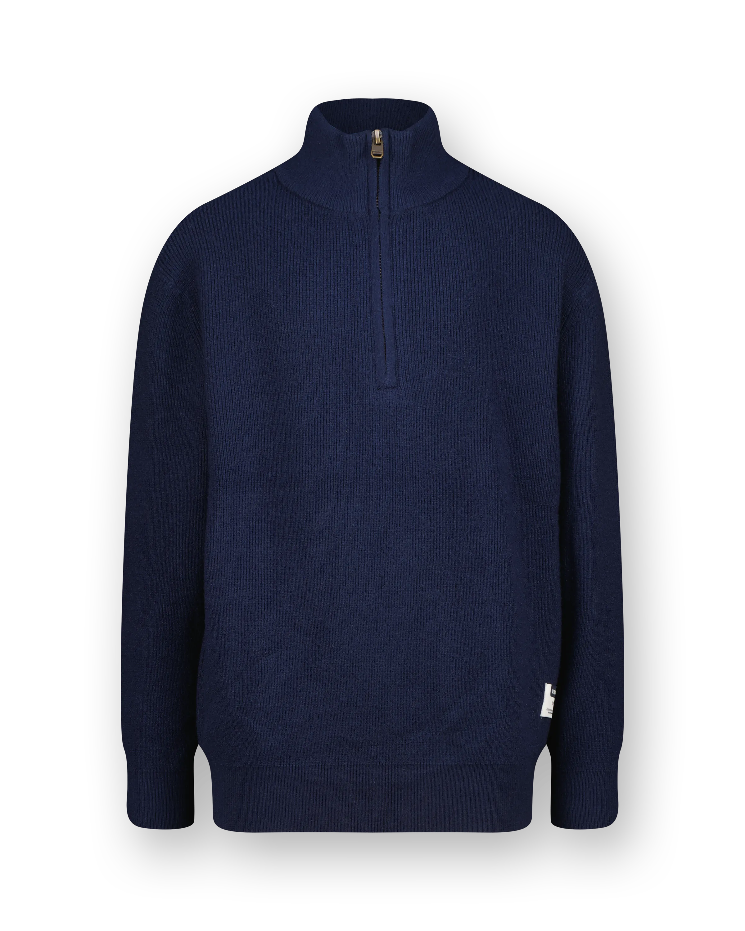 Flat Knit half zip
