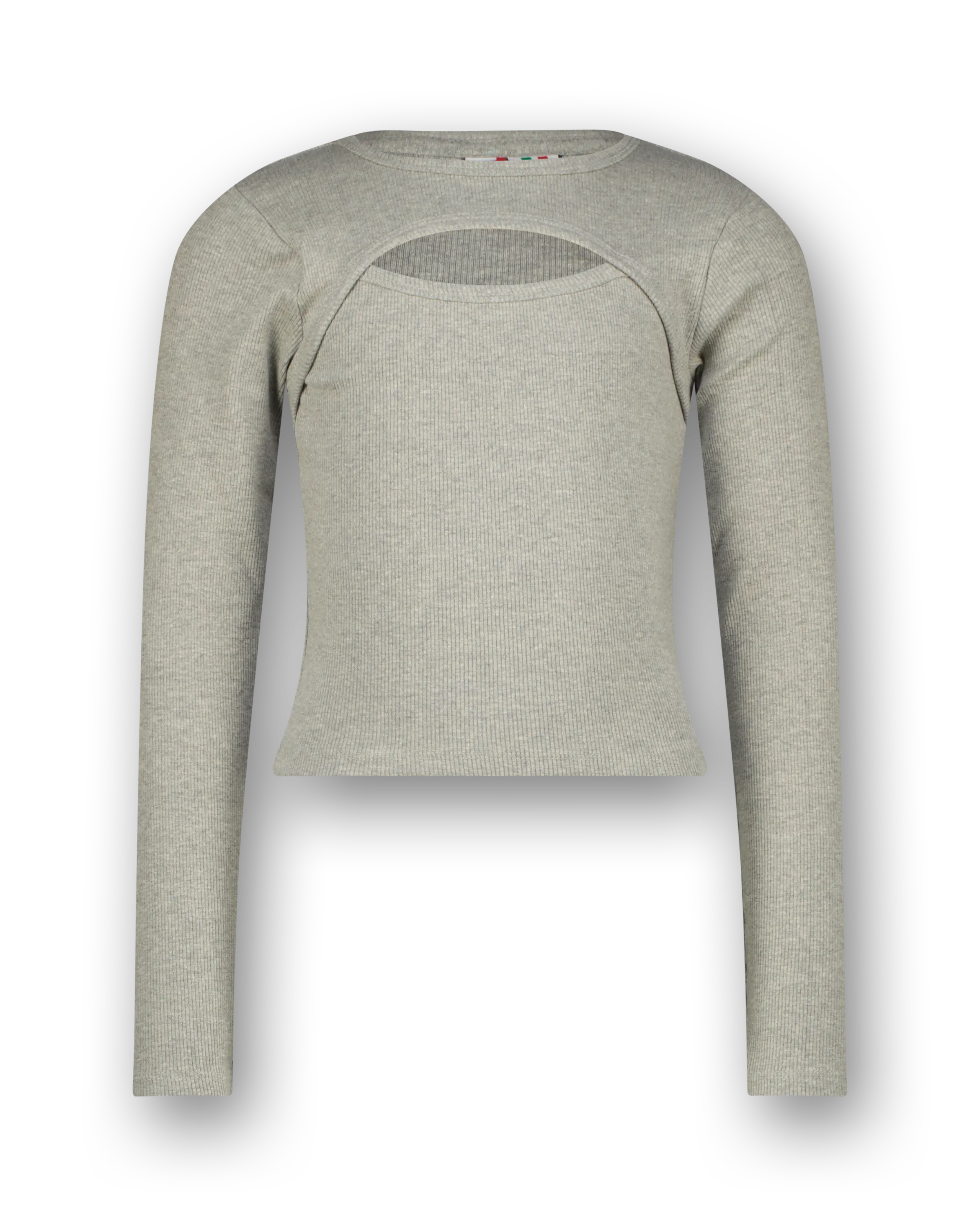 T-shirt G-basic-rib Detail