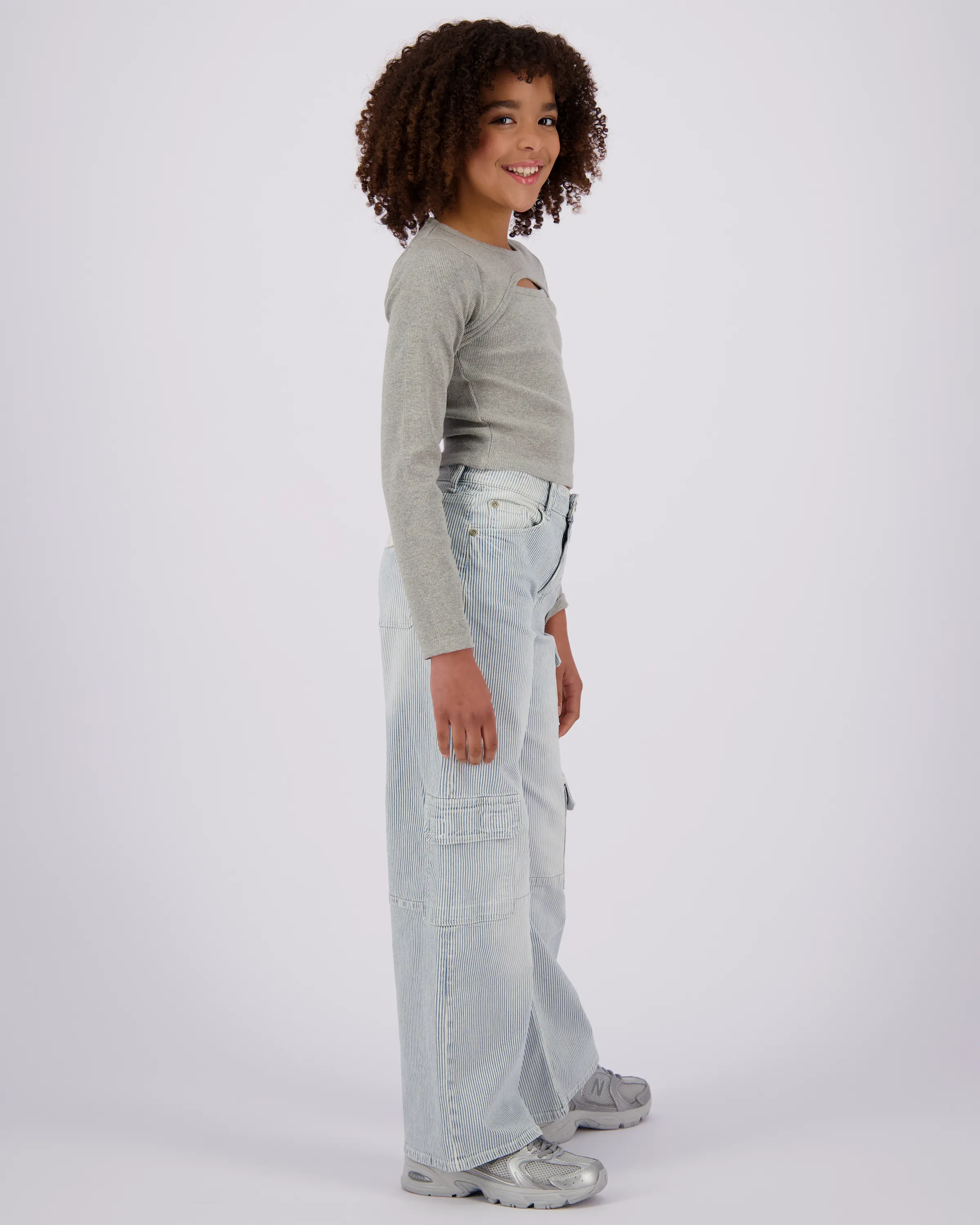 T-shirt G-basic-rib Detail