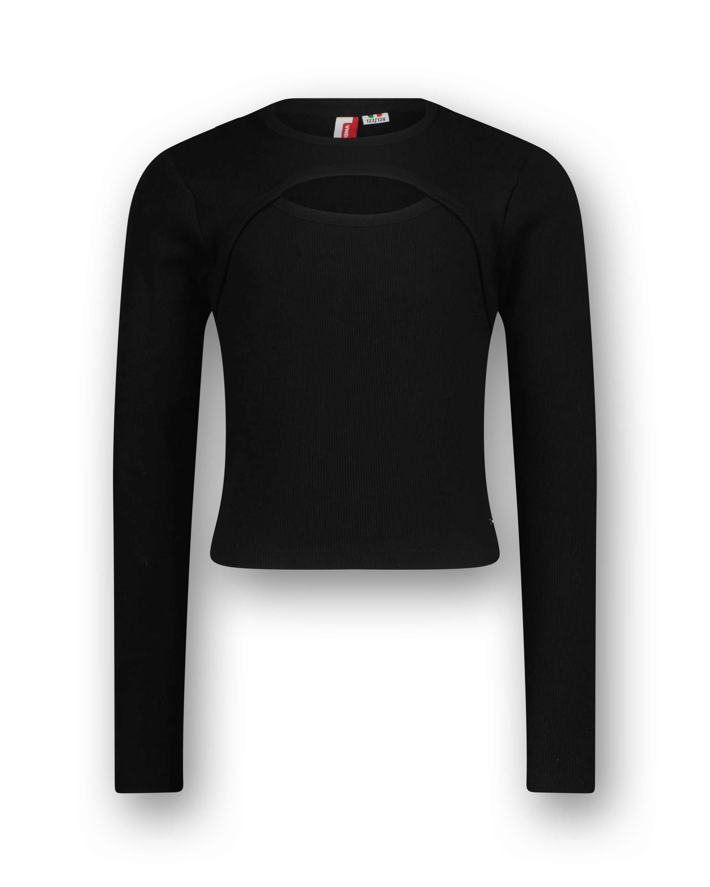 T-shirt G-basic-rib Detail