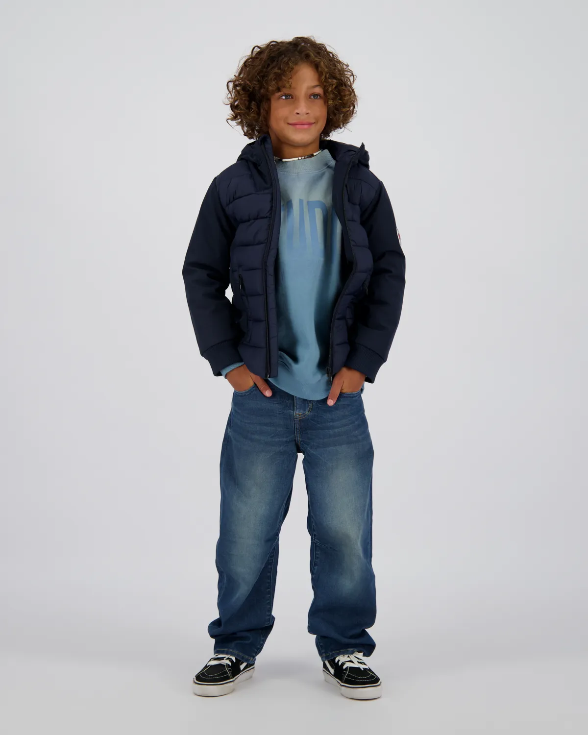Boys Jacket Texto | Blue