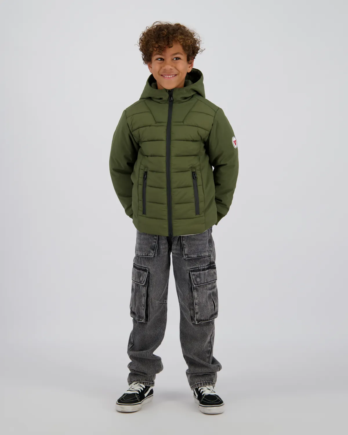 Boys Jacket Texto | Green