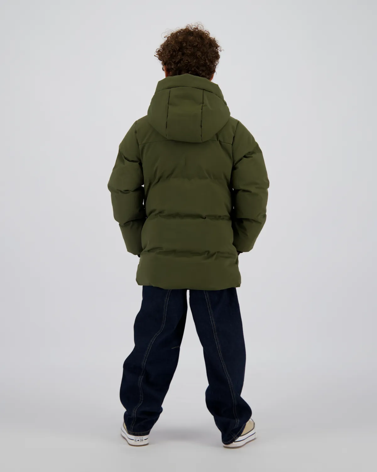Boys Long Jacket Tanner | Green