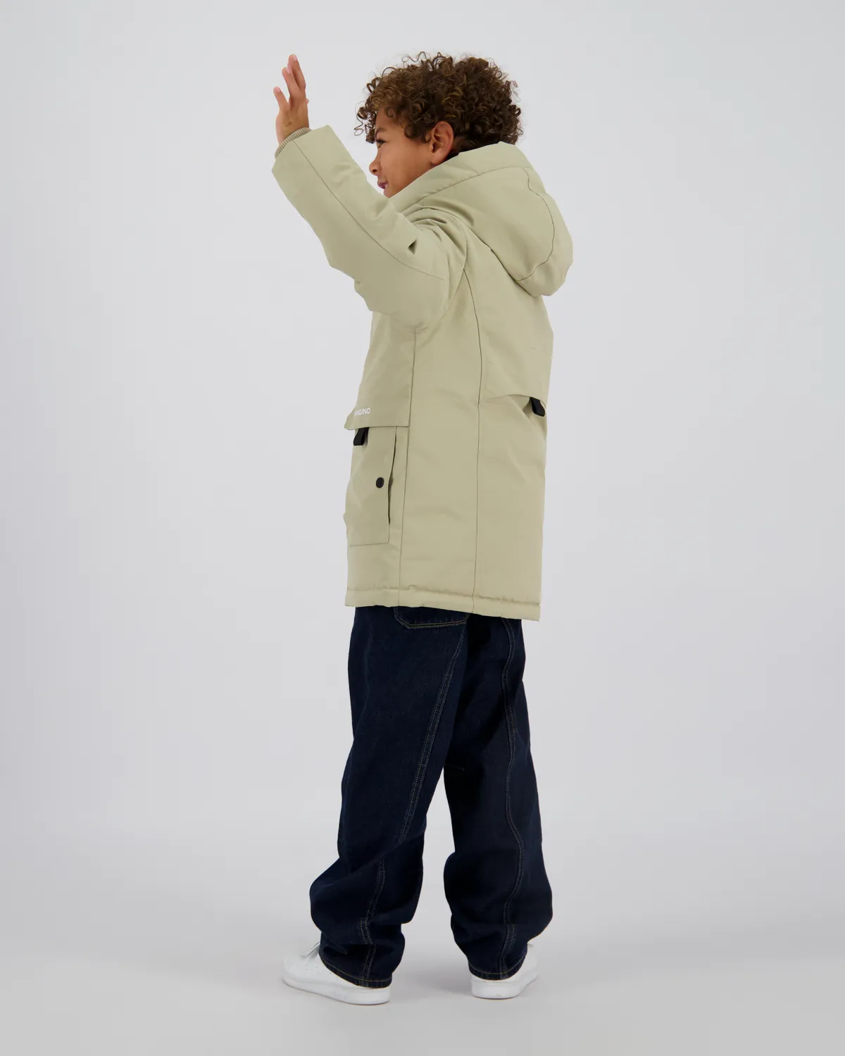 Boys Long Jacket Tharpa | Brown
