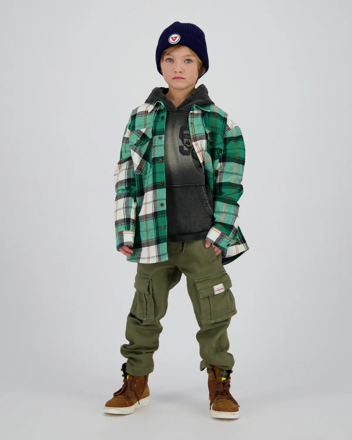 Jongens Shirt Lyno | Groen