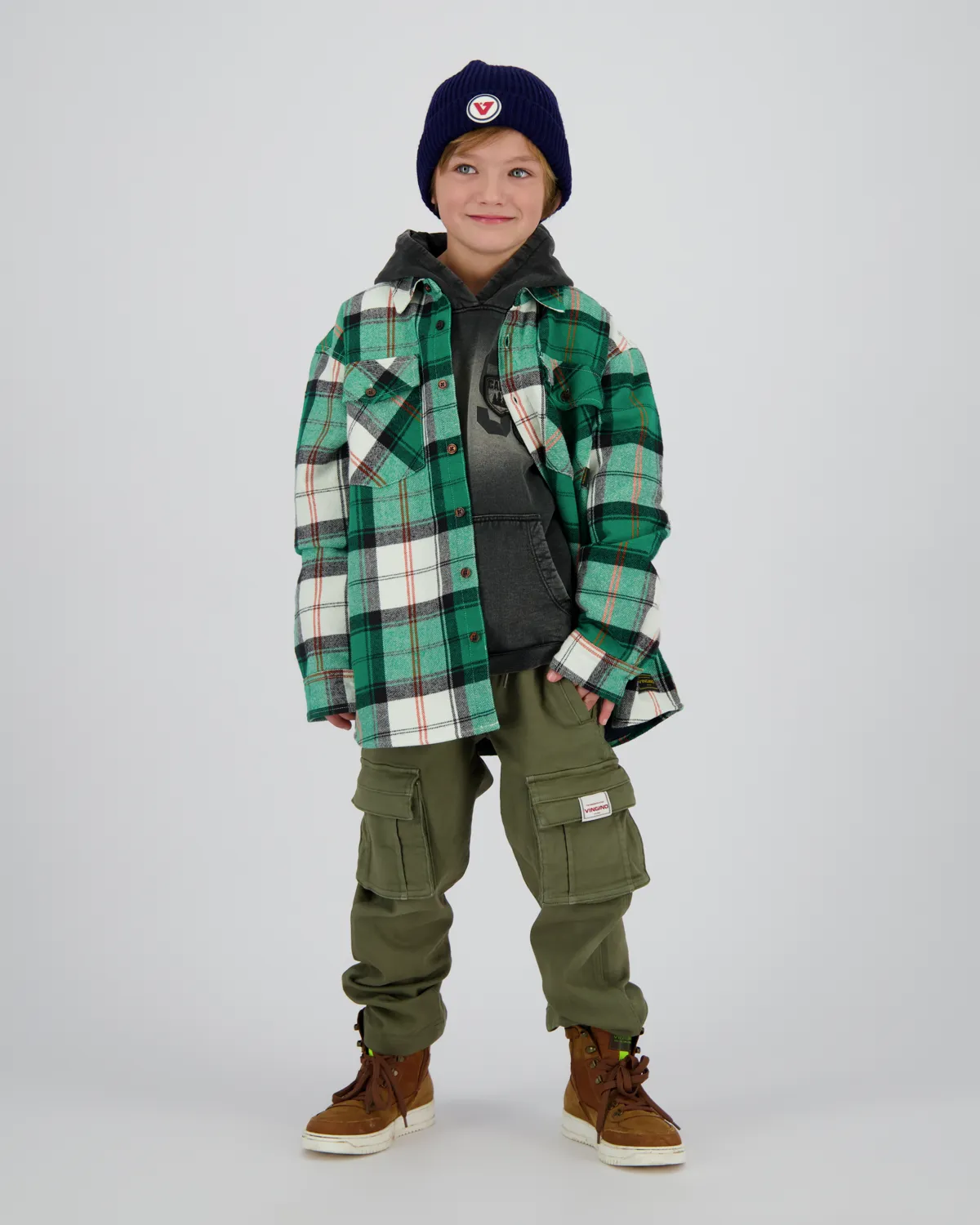 Jongens Shirt Lyno | Groen