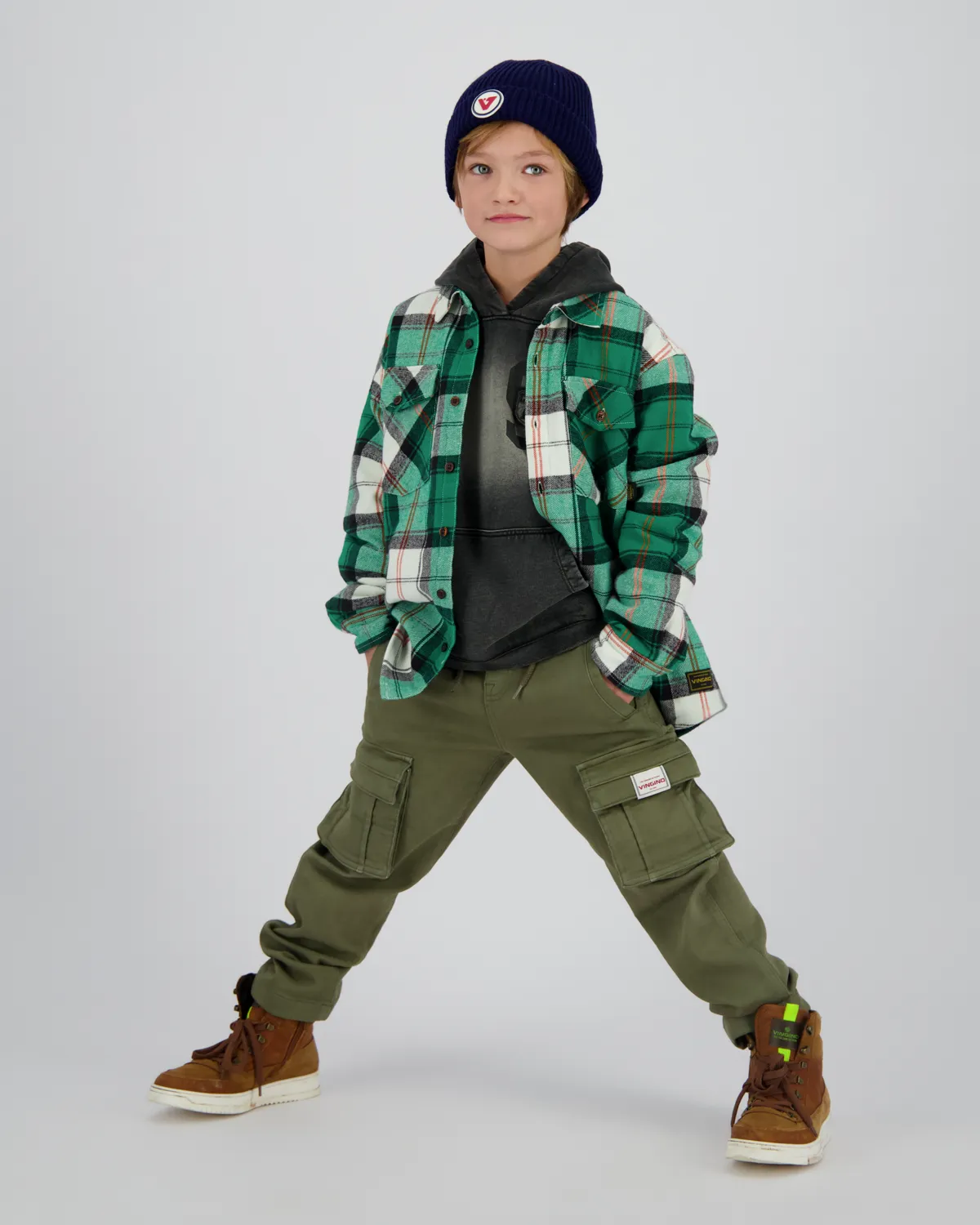 Jongens Shirt Lyno | Groen