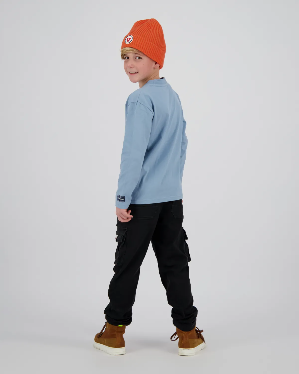 Jongens Longsleeve T-shirt Haydan | Blauw