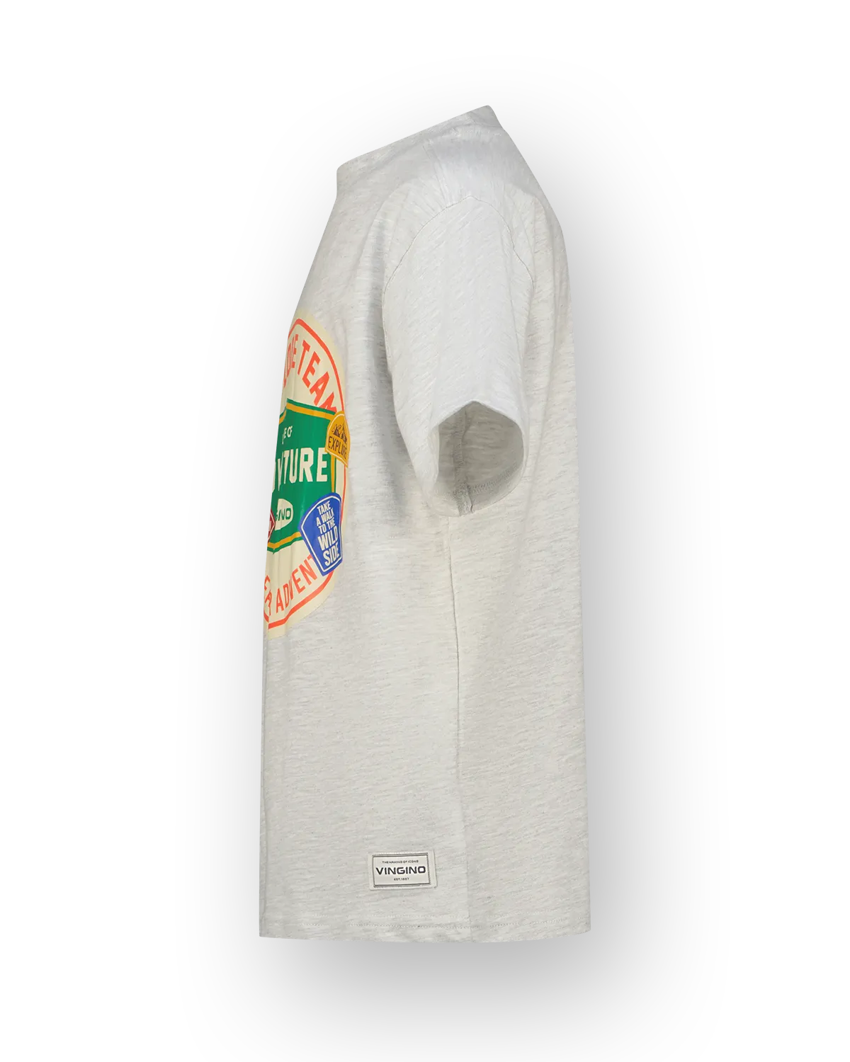 Jongens Oversized T-shirt Hunson | Grijs