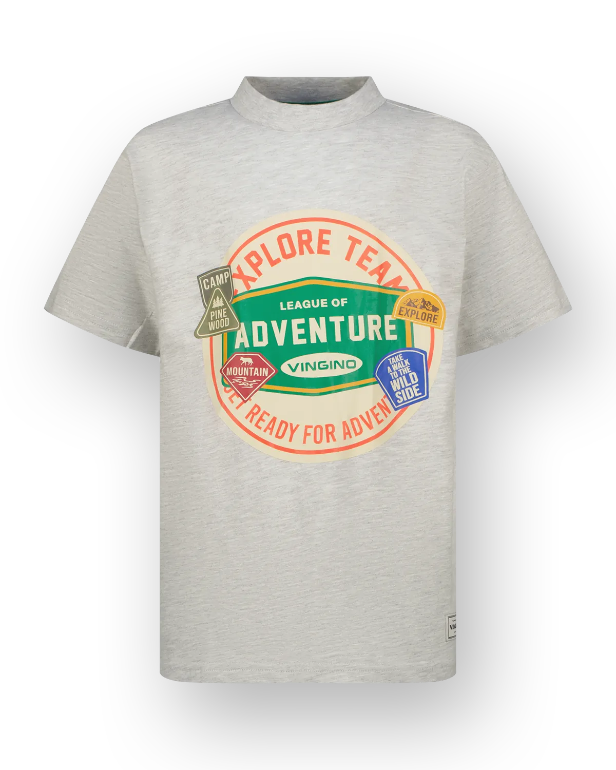 Jongens Oversized T-shirt Hunson | Grijs