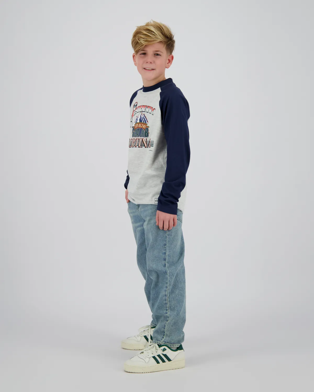 Jongens T-shirt Haruto | Grijs