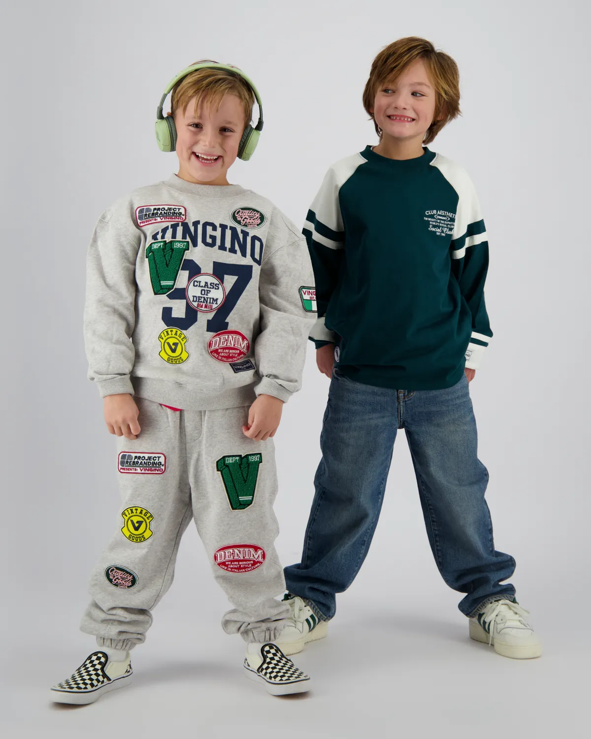 Jongens Oversized T-shirt Hunter | Groen