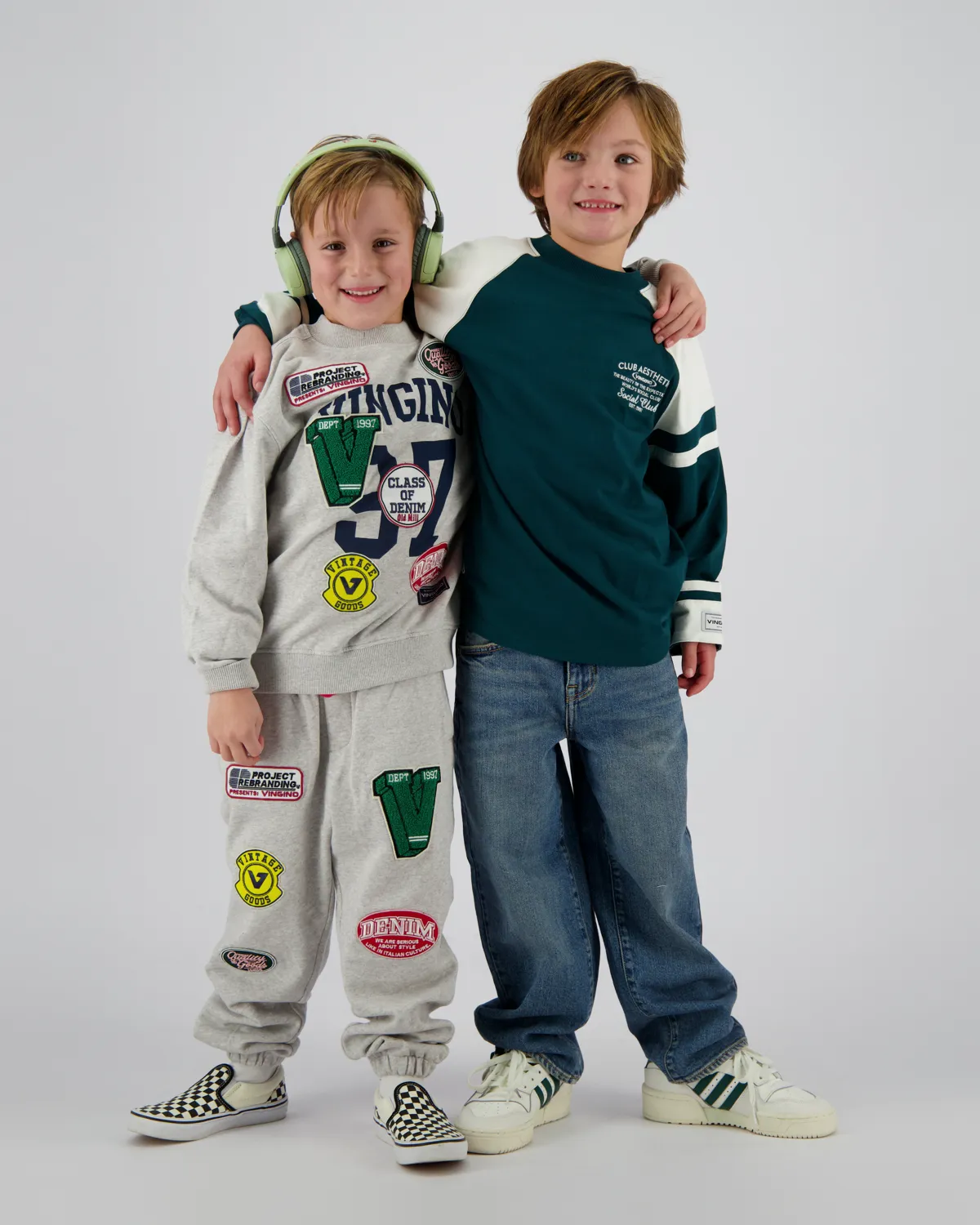 Jongens Oversized T-shirt Hunter | Groen