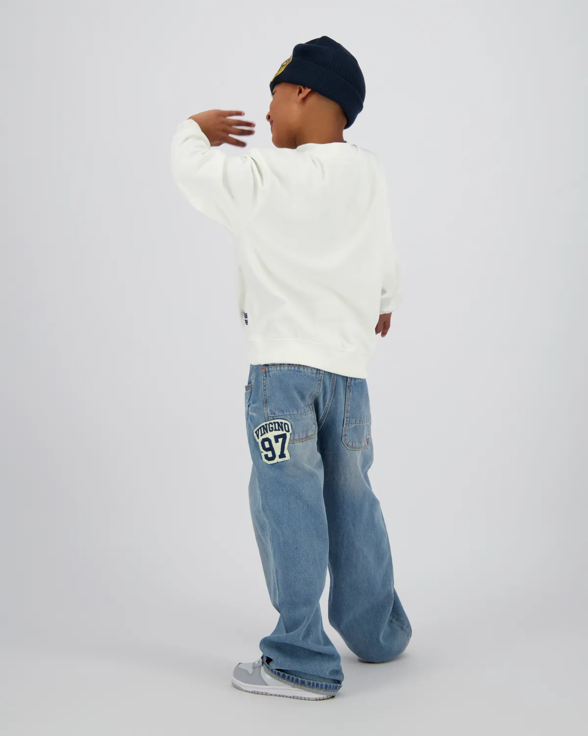 Jongens Sweater Nare | Wit