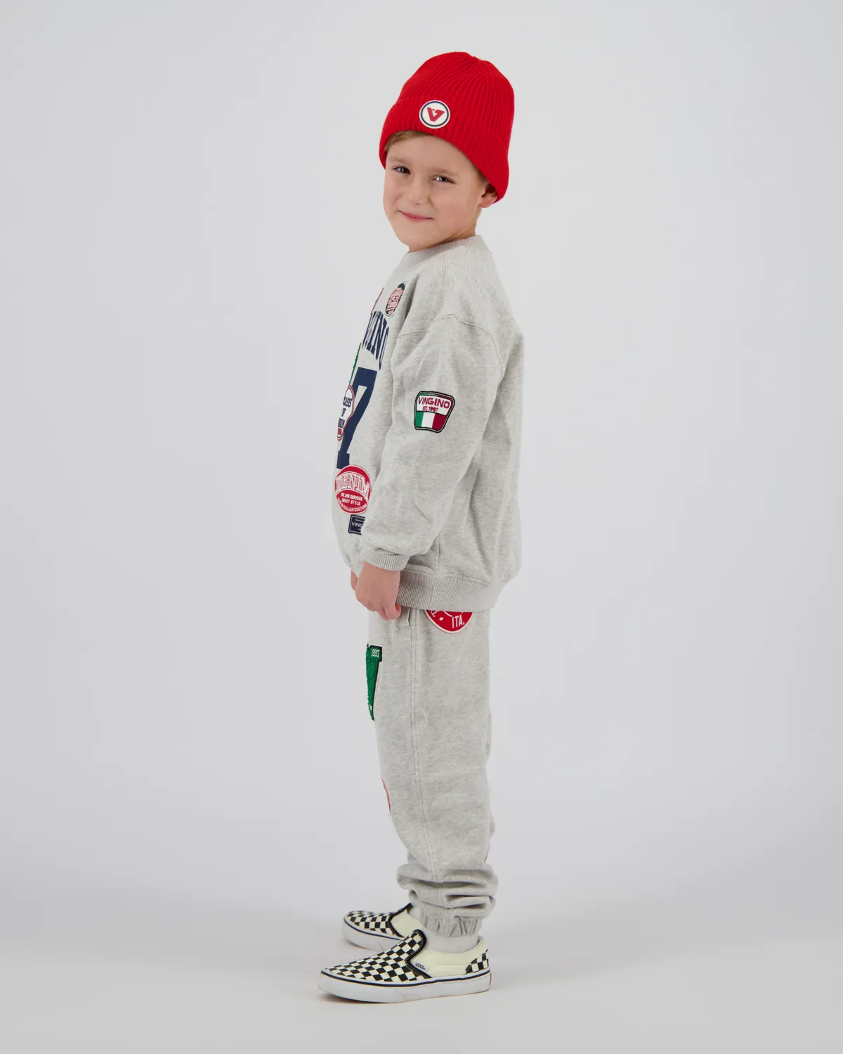 Jongens Sweater Nadge | Grijs
