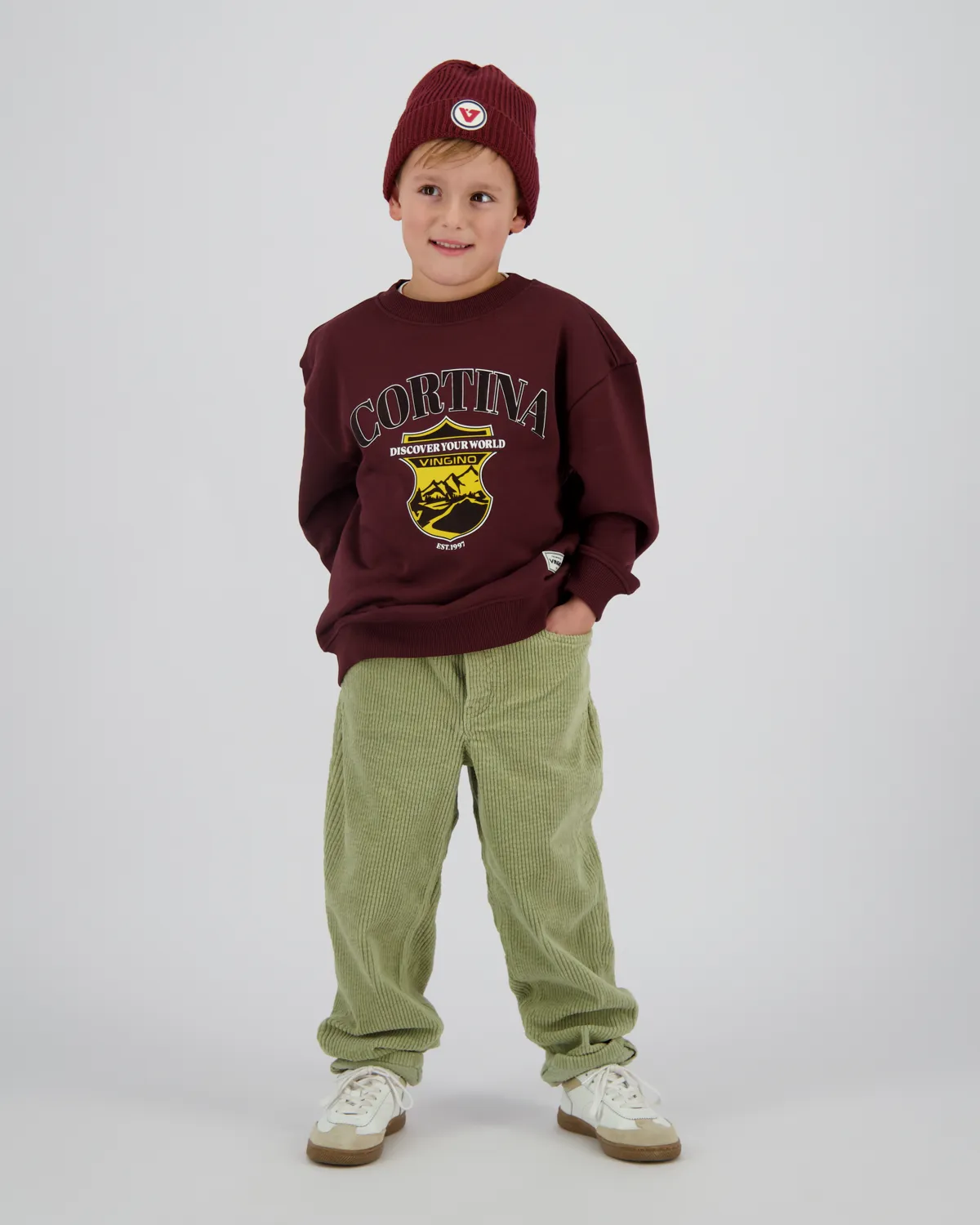 Jongens Sweater Nuri | Bruin