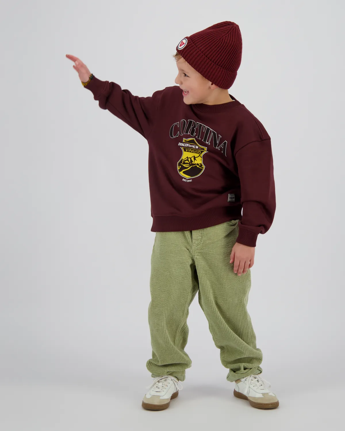 Jongens Sweater Nuri | Bruin
