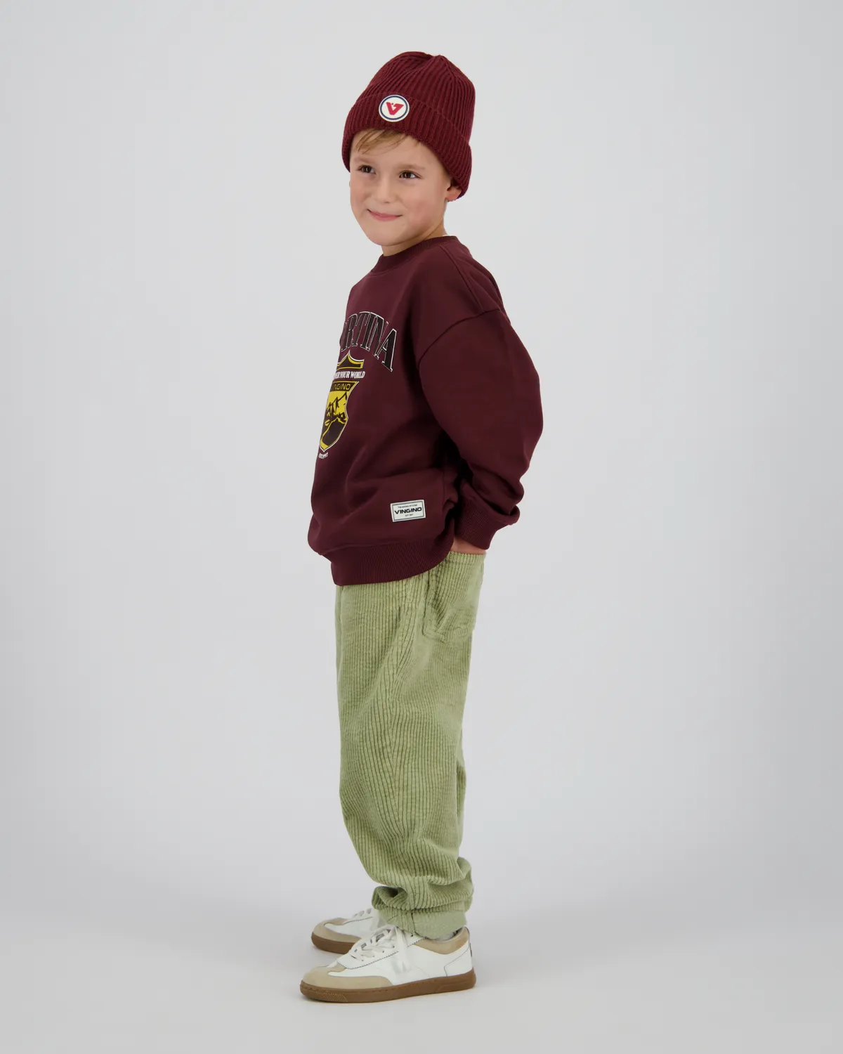 Jongens Sweater Nuri | Bruin