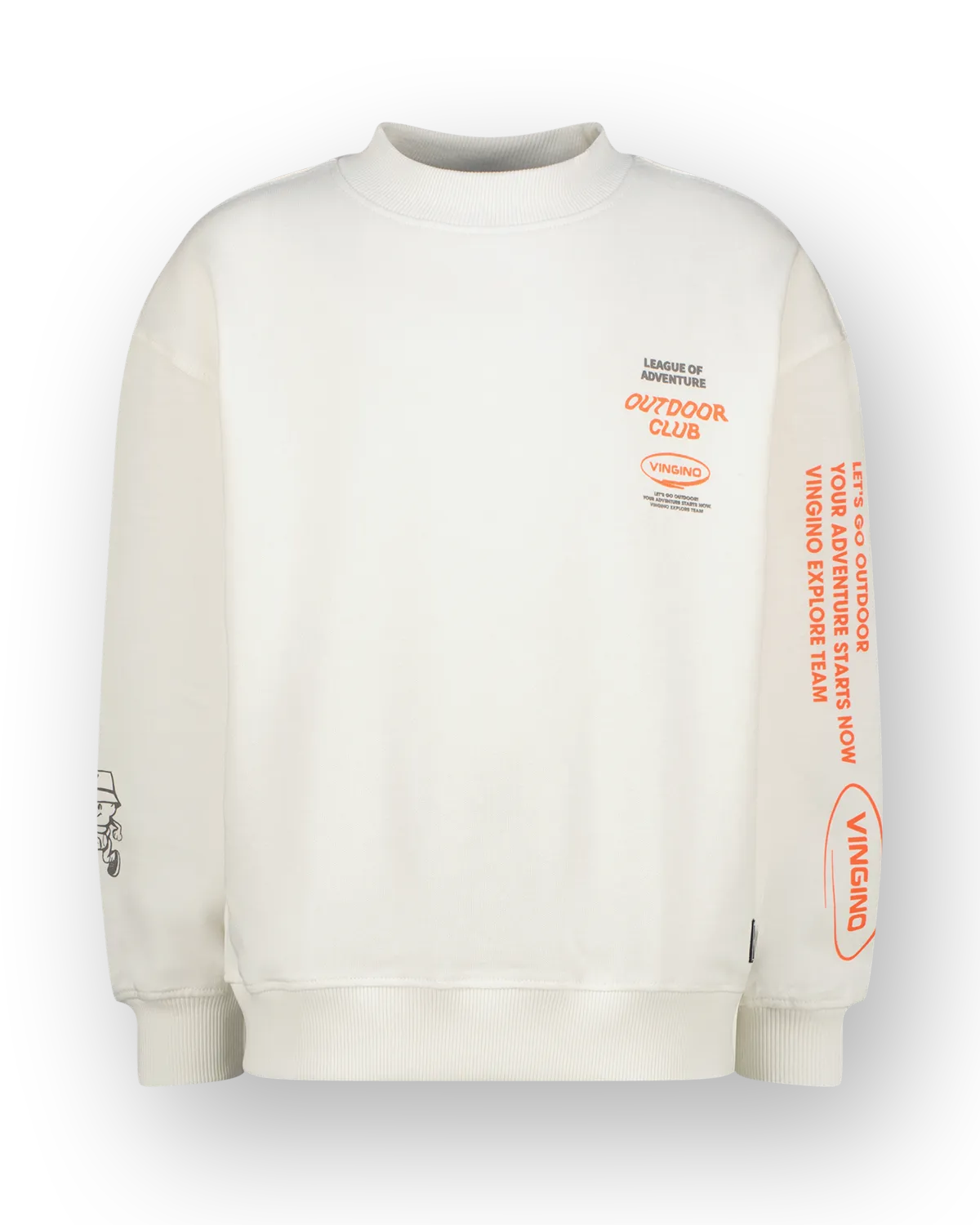 Jongens Sweater Njord | Wit