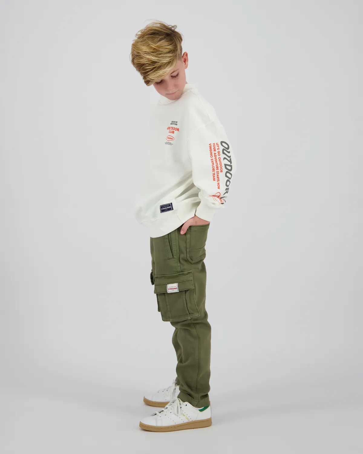 Jongens Sweater Njord | Wit