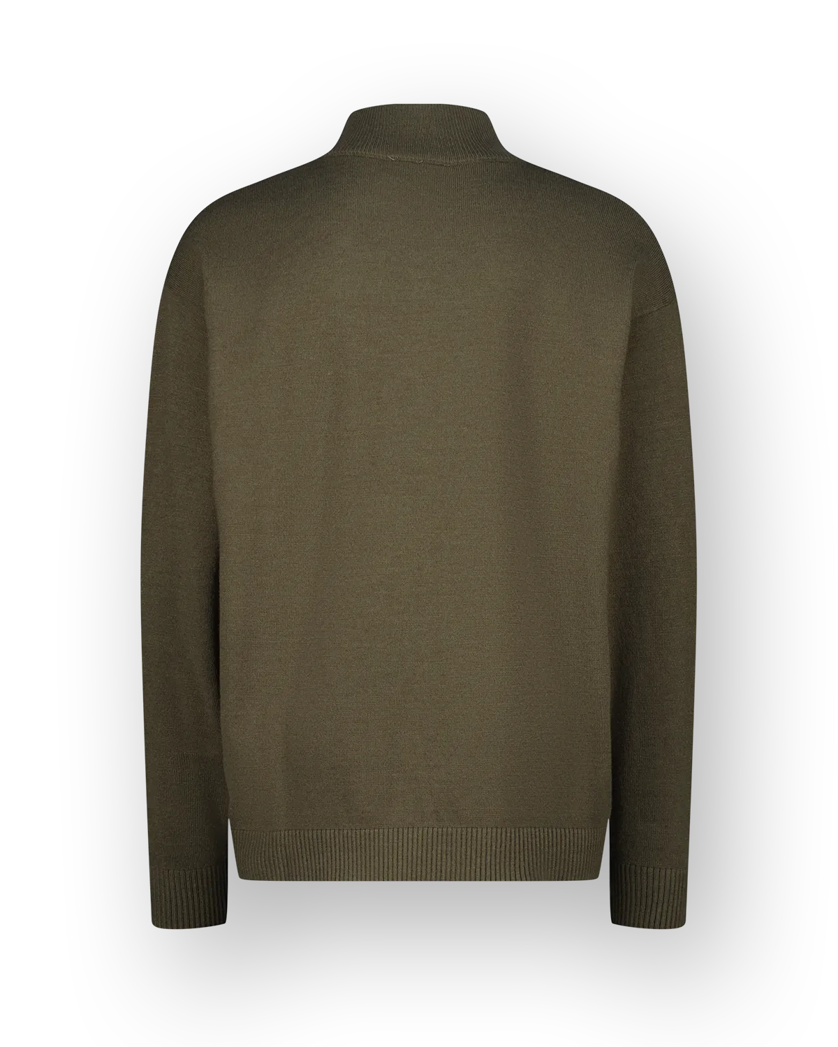 Flat knit Icon-halfzip