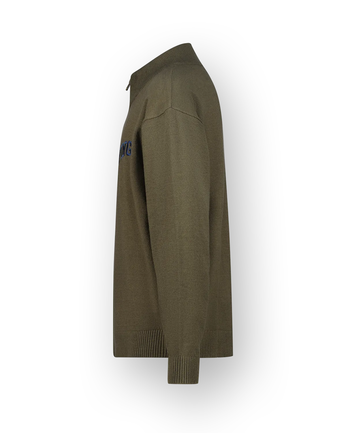 Flat knit Icon-halfzip