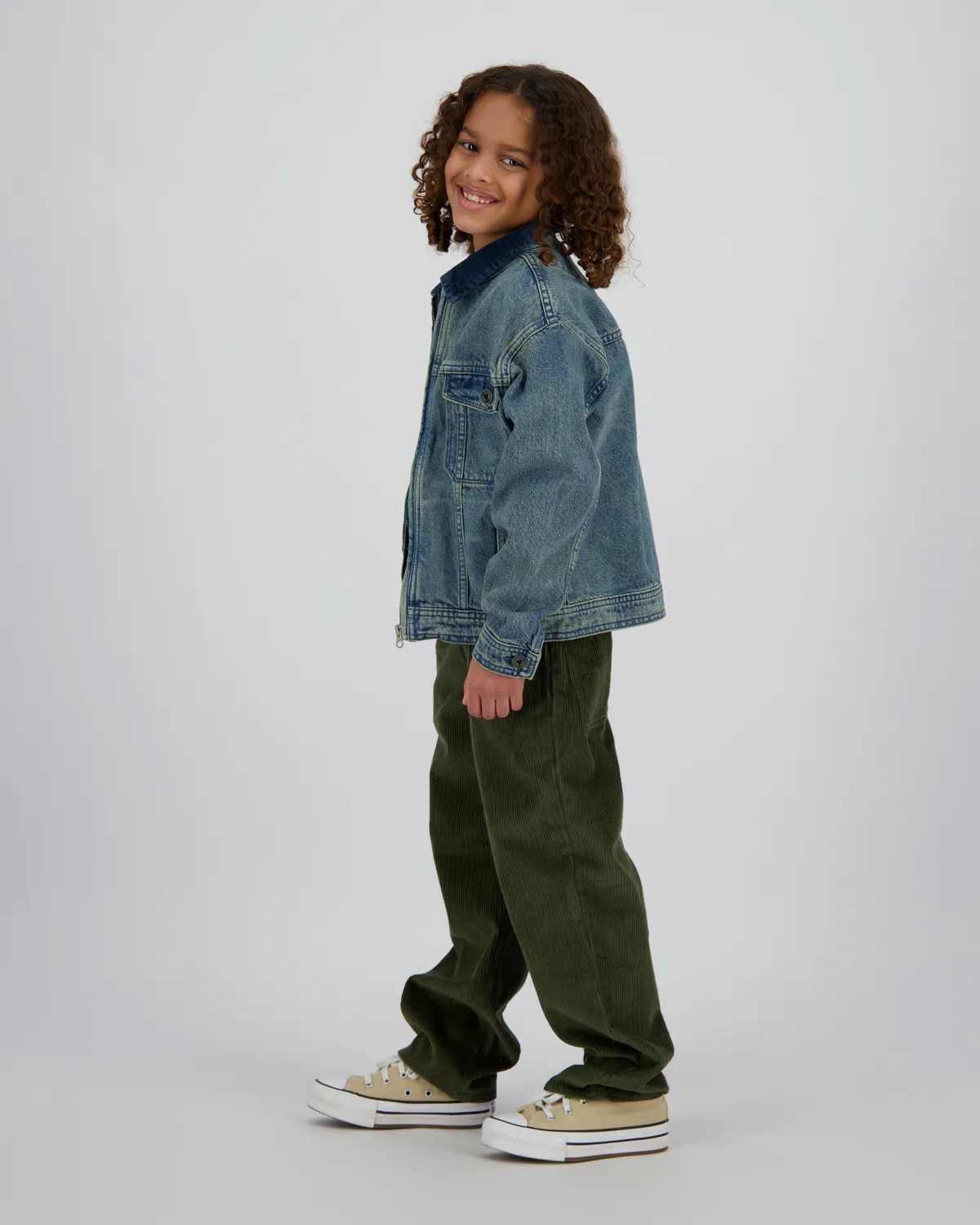 Boys Baggy Pants Sil | Green