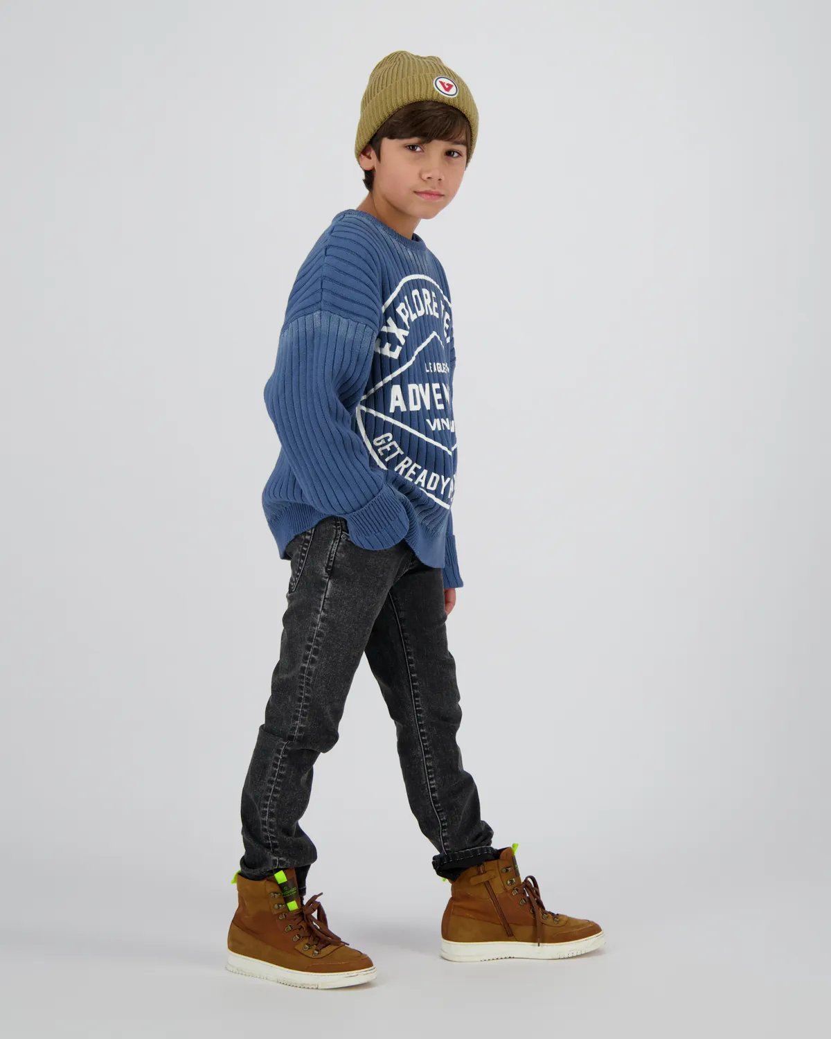Boys Slim Jeans Damian | Grey