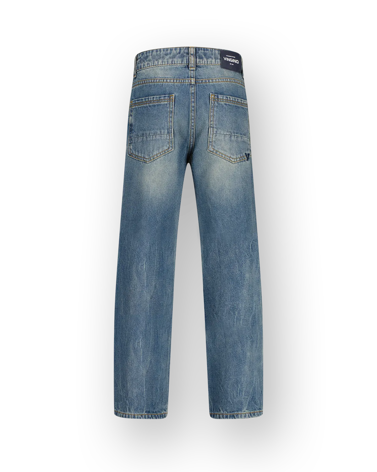 Jongens Relaxed Jeans Gino | Blauw