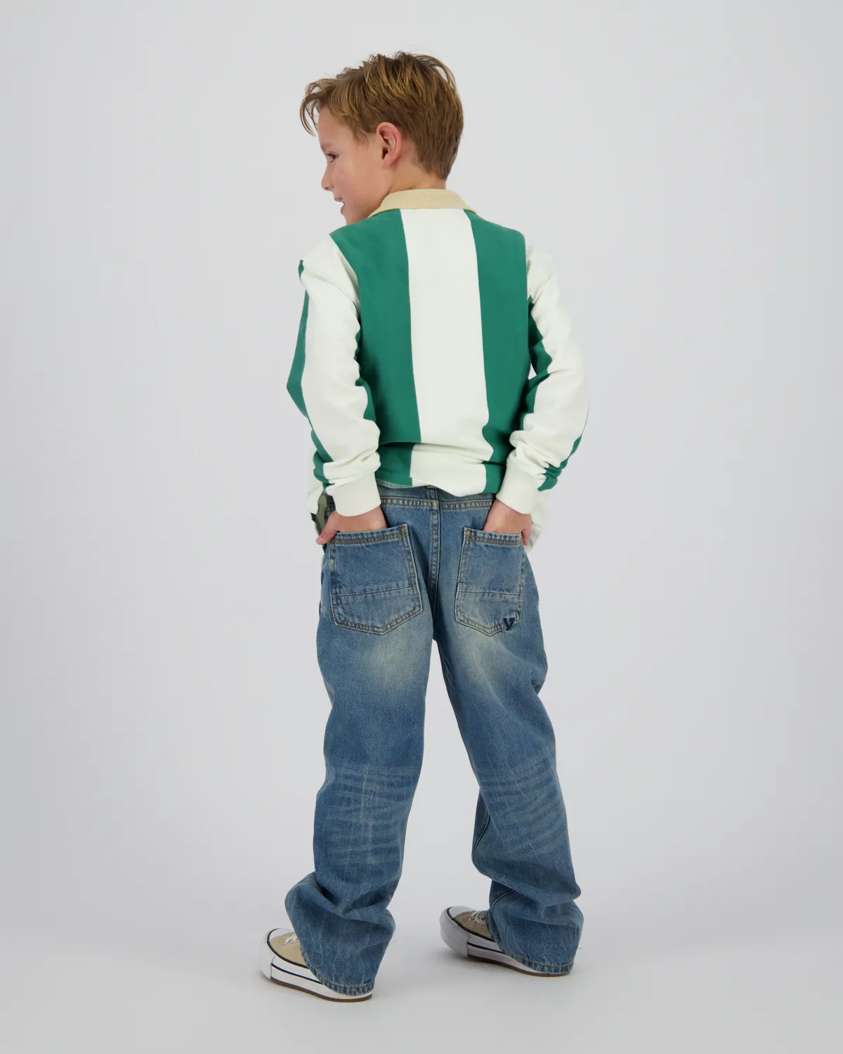 Jongens Relaxed Jeans Gino | Blauw