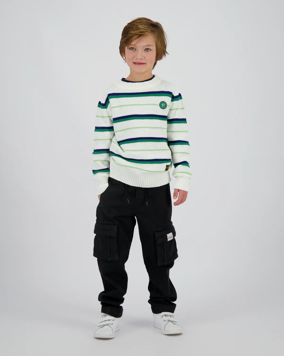 Jongens Loose Jeans Claudio | Zwart